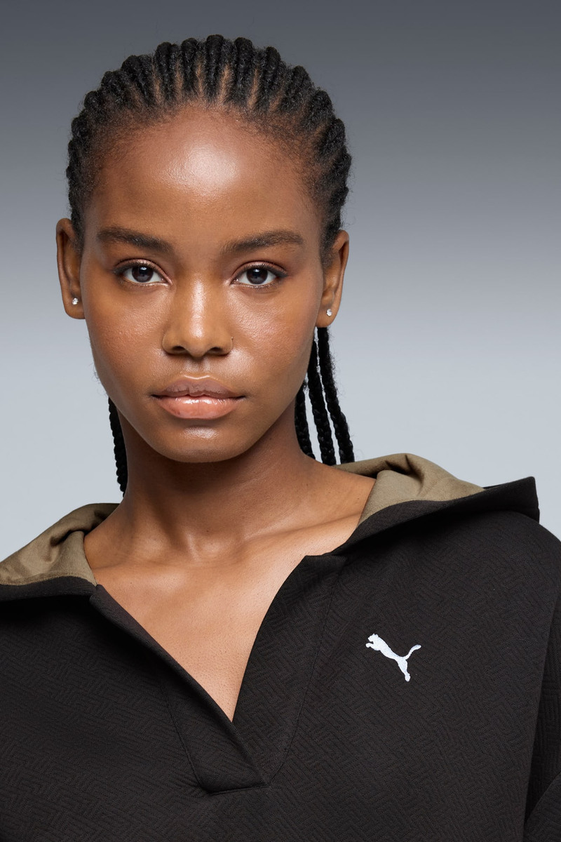 PUMA Elevated Essentials Women's Jacquard Hoodie 4