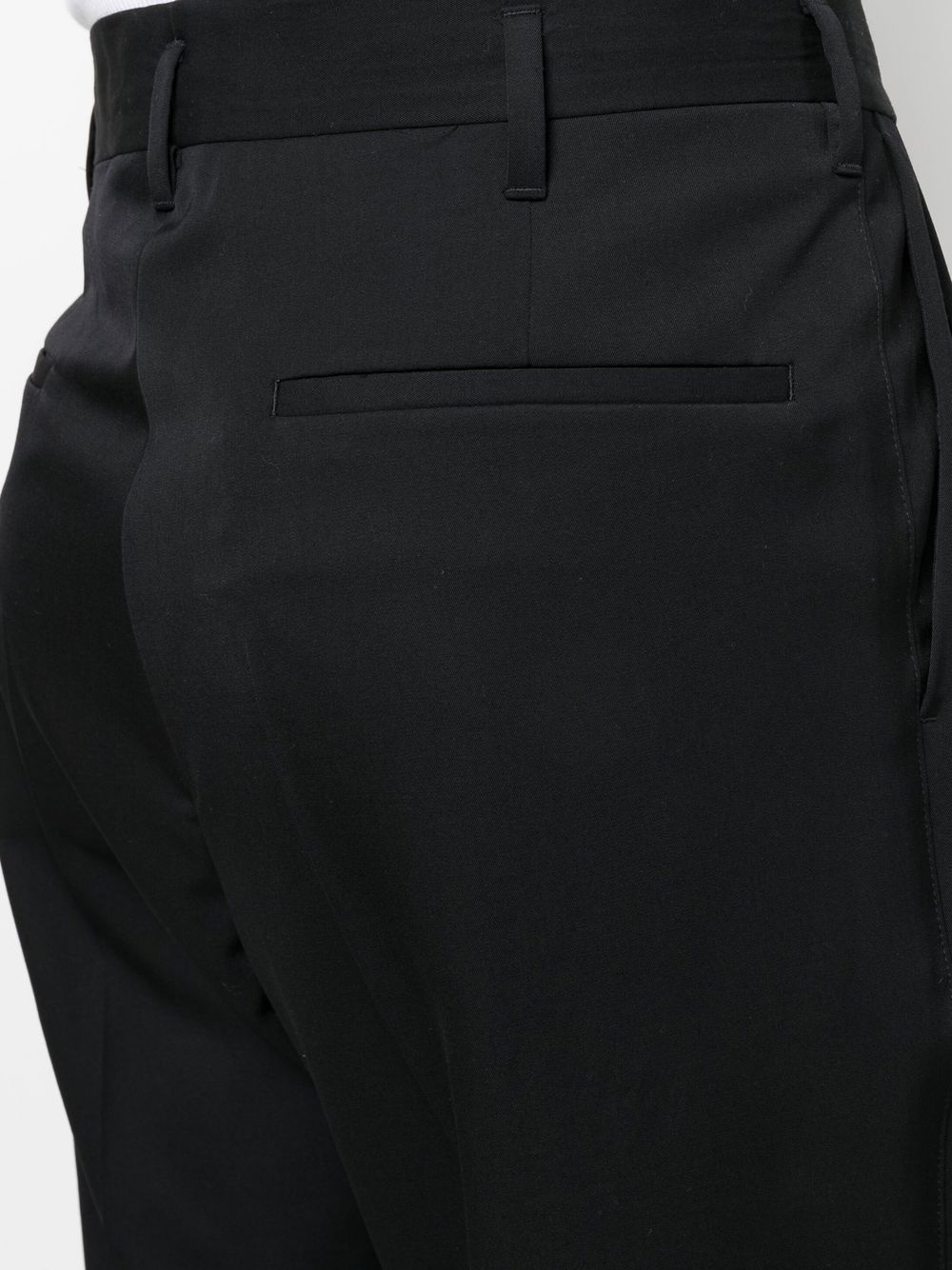 drop-crotch straight-leg trousers - 5