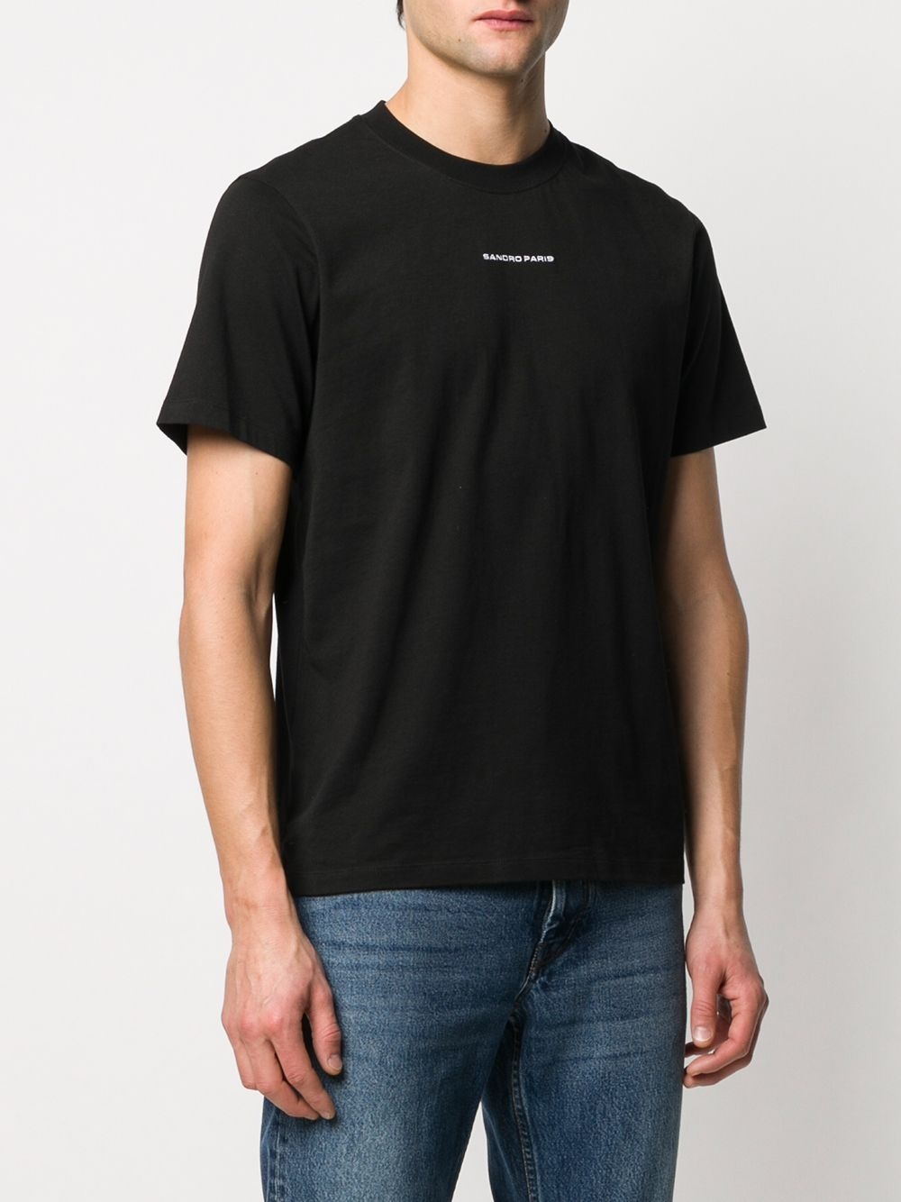 embroidered logo T-shirt - 3