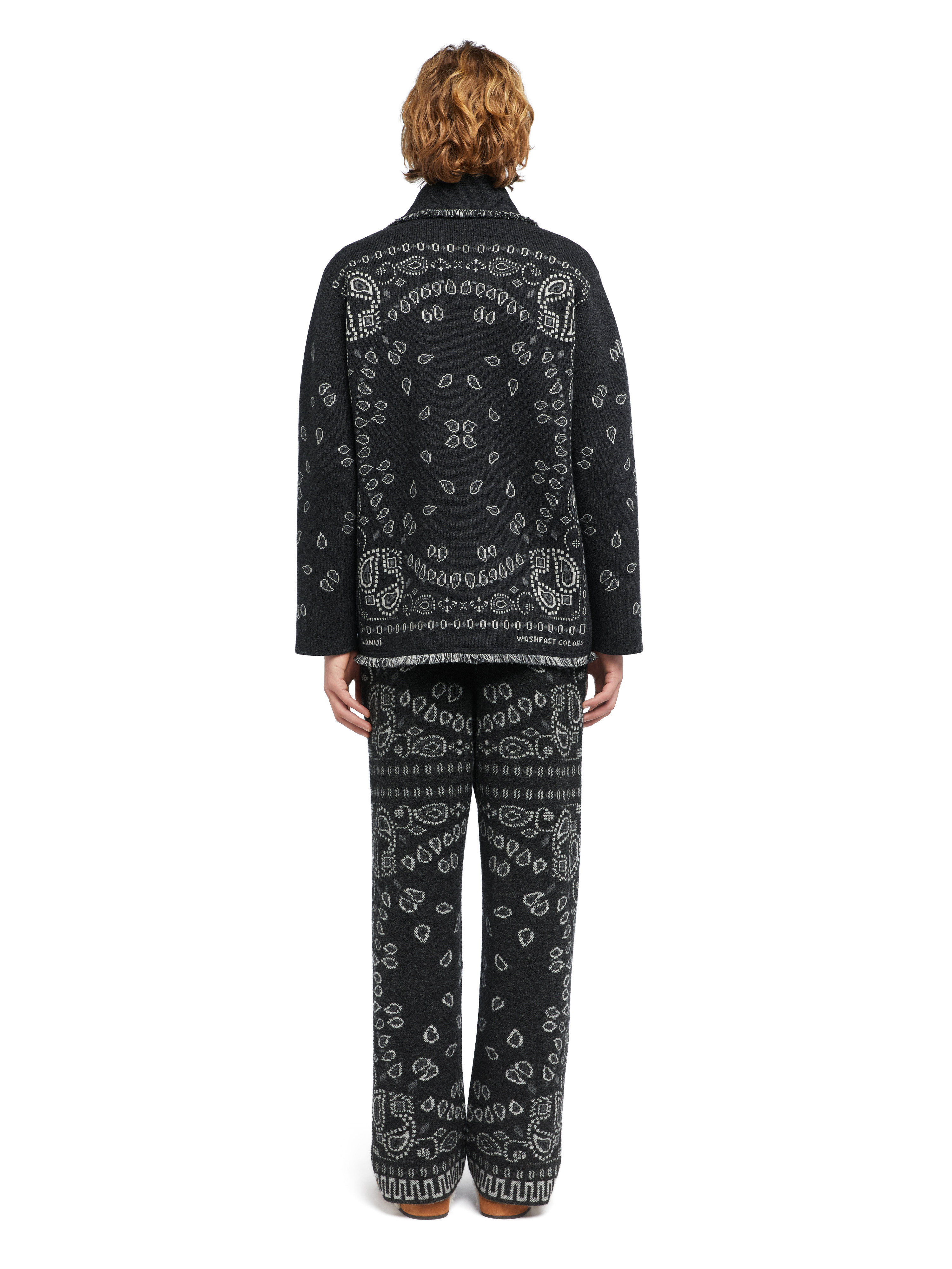 Bandana Jacquard Cardigan - 6