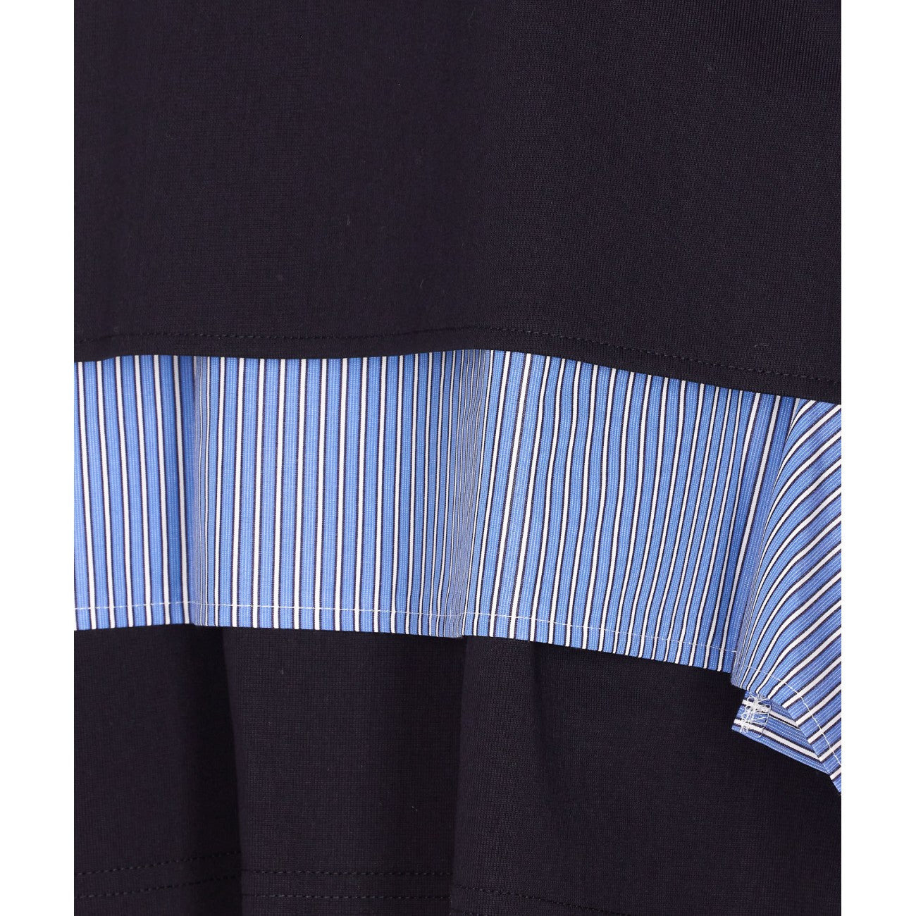 Sacai Women Poplin X Cotton T-Shirt - 3