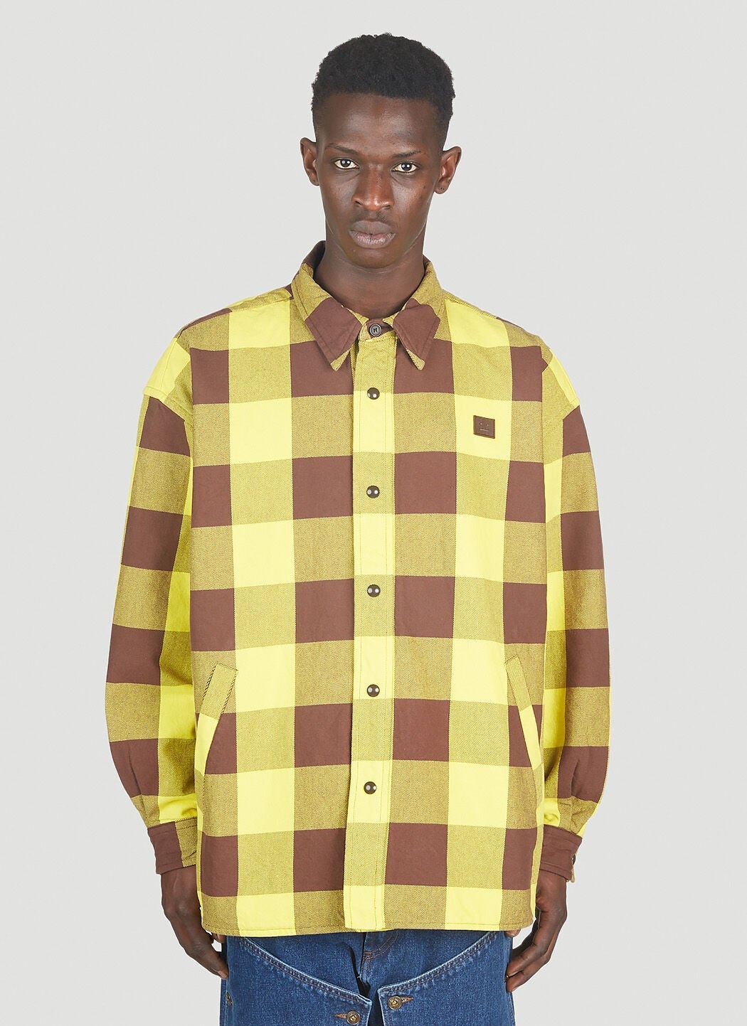 Acne Studios Acne Studios Men Padded Check Overshirt