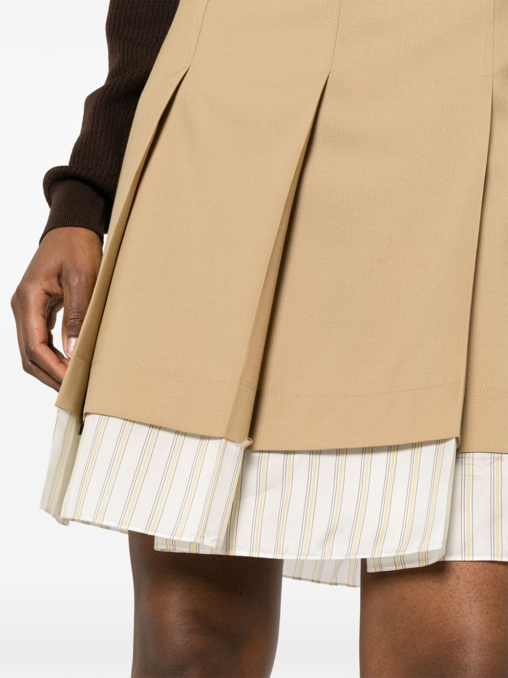 pleated mini skirt - 8