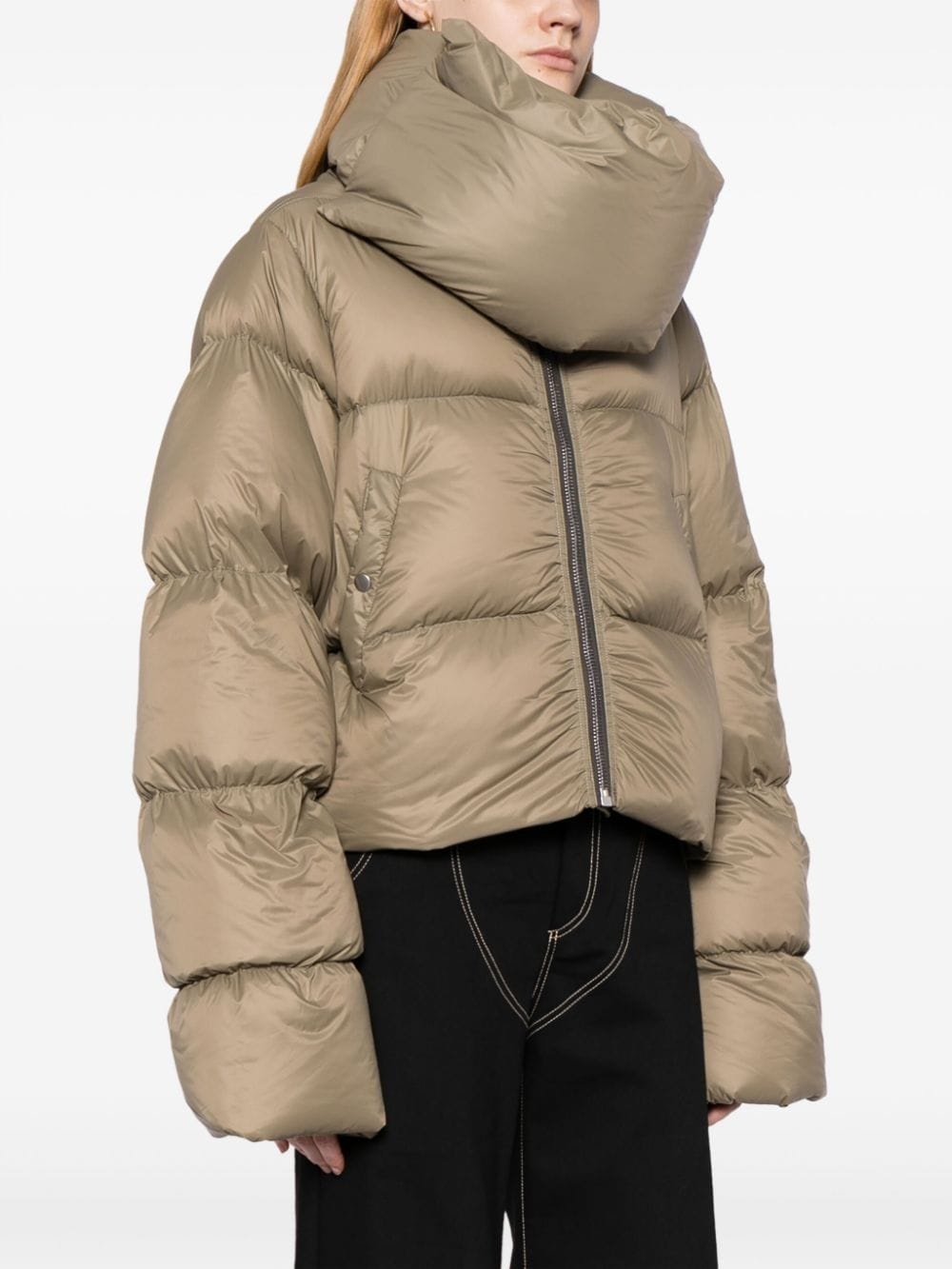 funnel-neck puffer jacket - 3