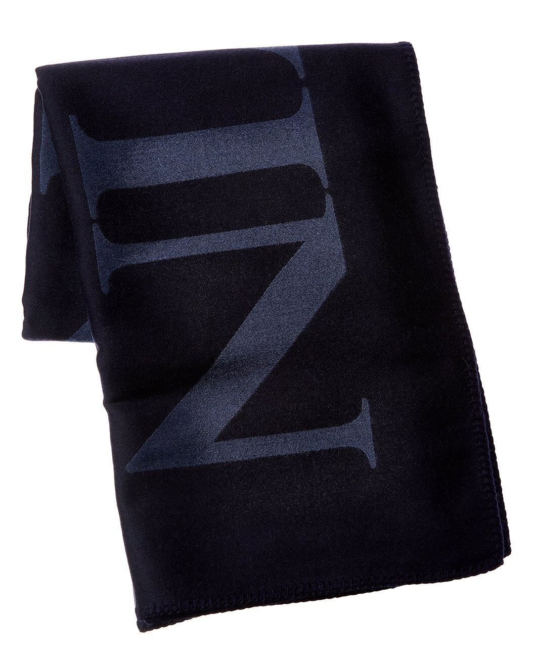 LANVIN Logo Wool & Silk-Blend Scarf - 2