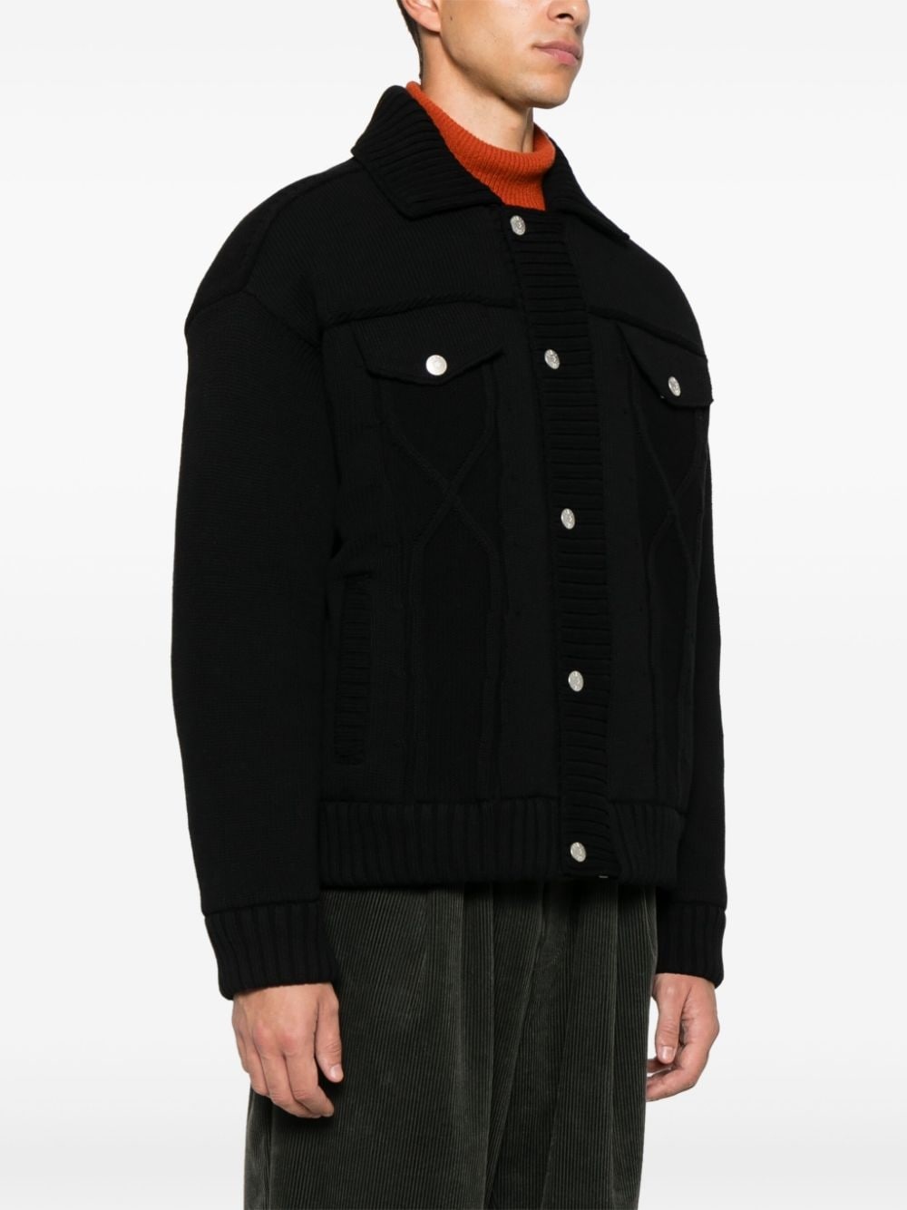 knitted down jacket - 3