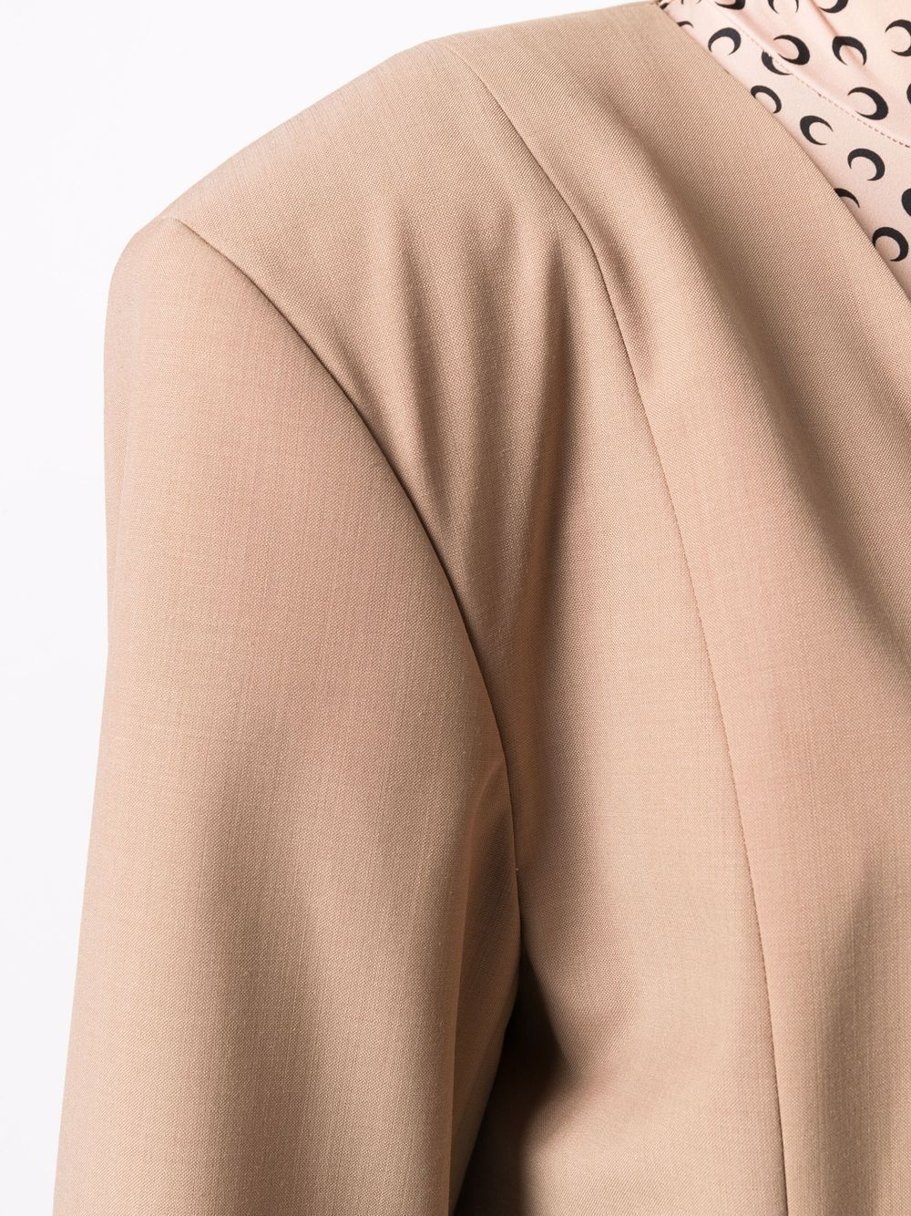 long-sleeve tied-waist jacket - 5