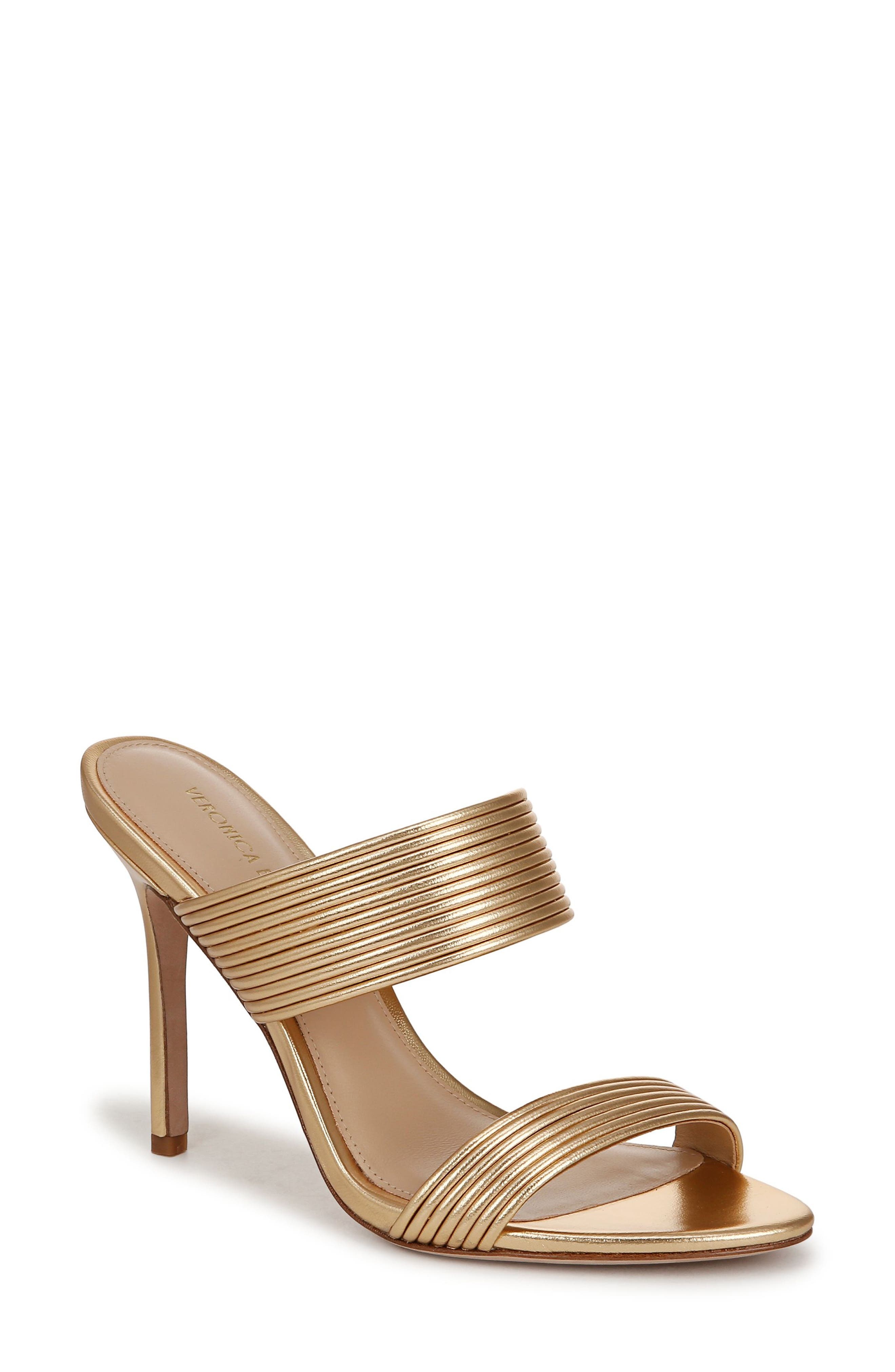 Veronica Beard Asha Sandal in Pale Gold at Nordstrom - 1