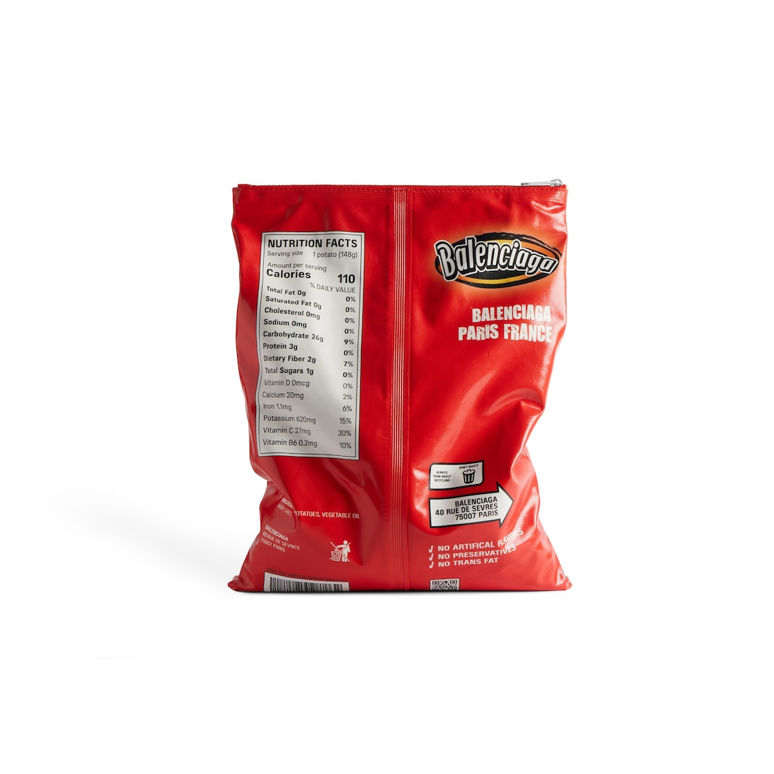 Chips Bag in Red - 3