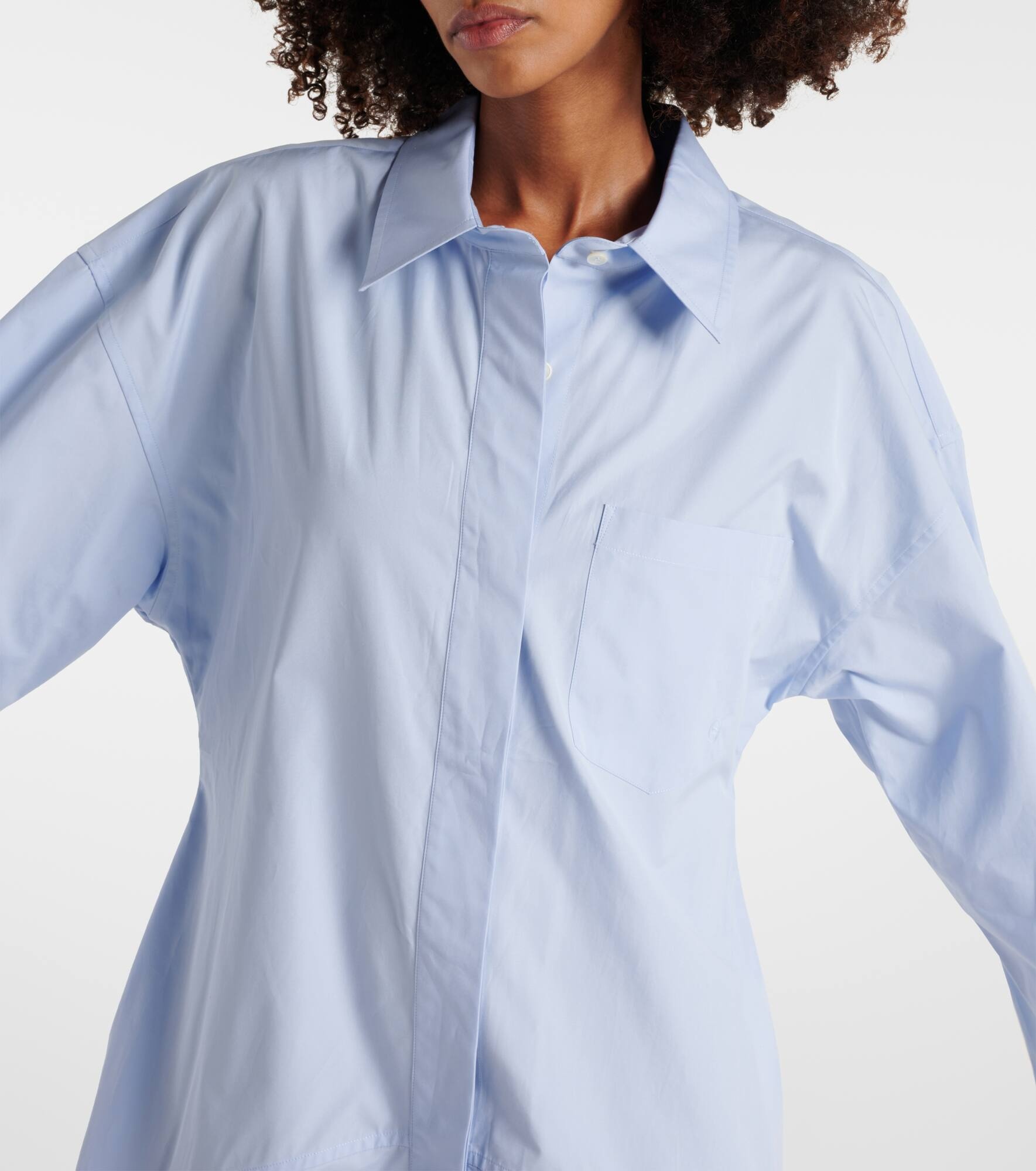 Cotton shirt dress - 4