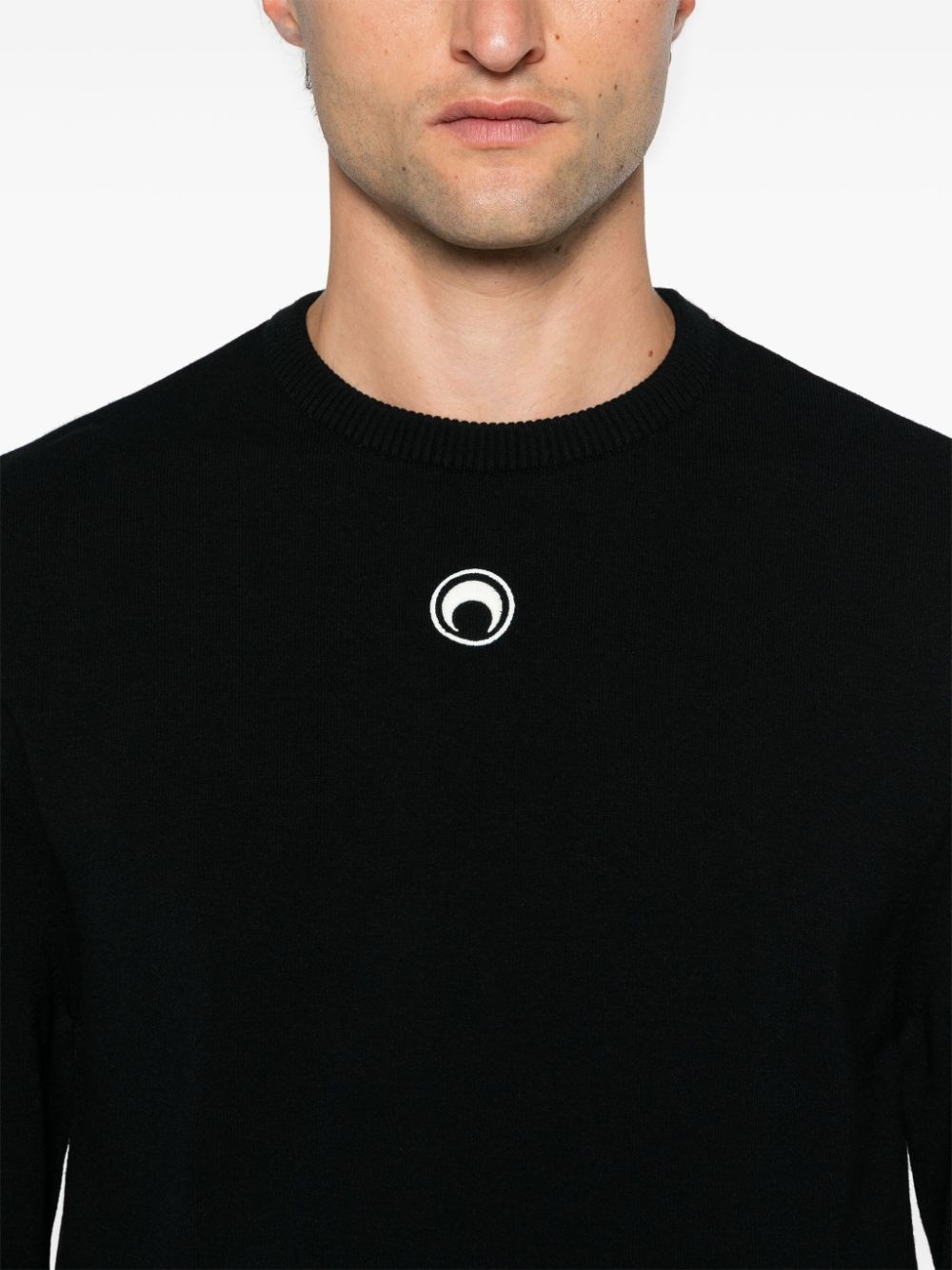 Crescent Moon embroidered sweater - 5