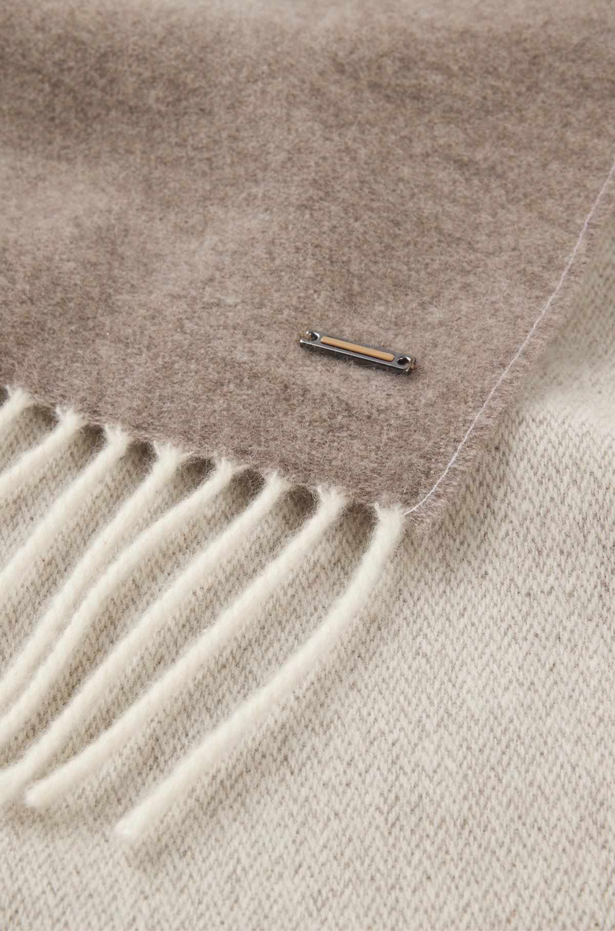 DOUBLE-FACED CASHMERE SCARF - 4