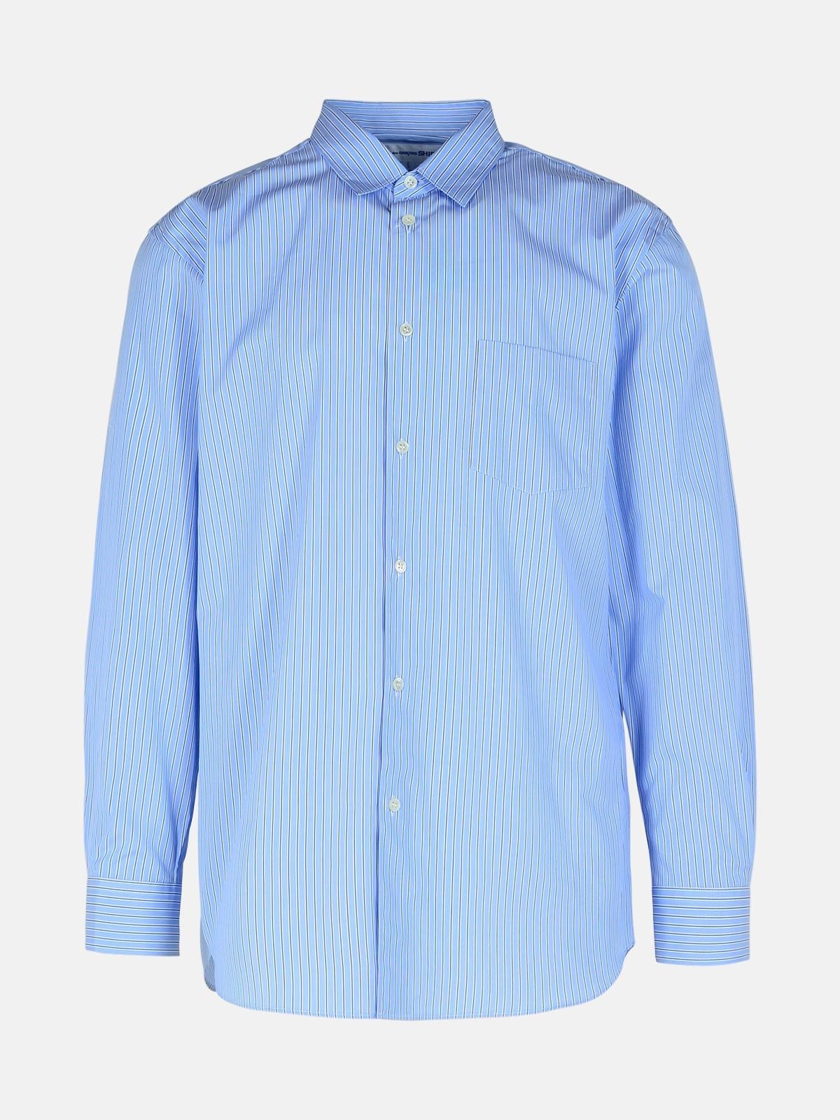 LIGHT BLUE COTTON SHIRT - 1