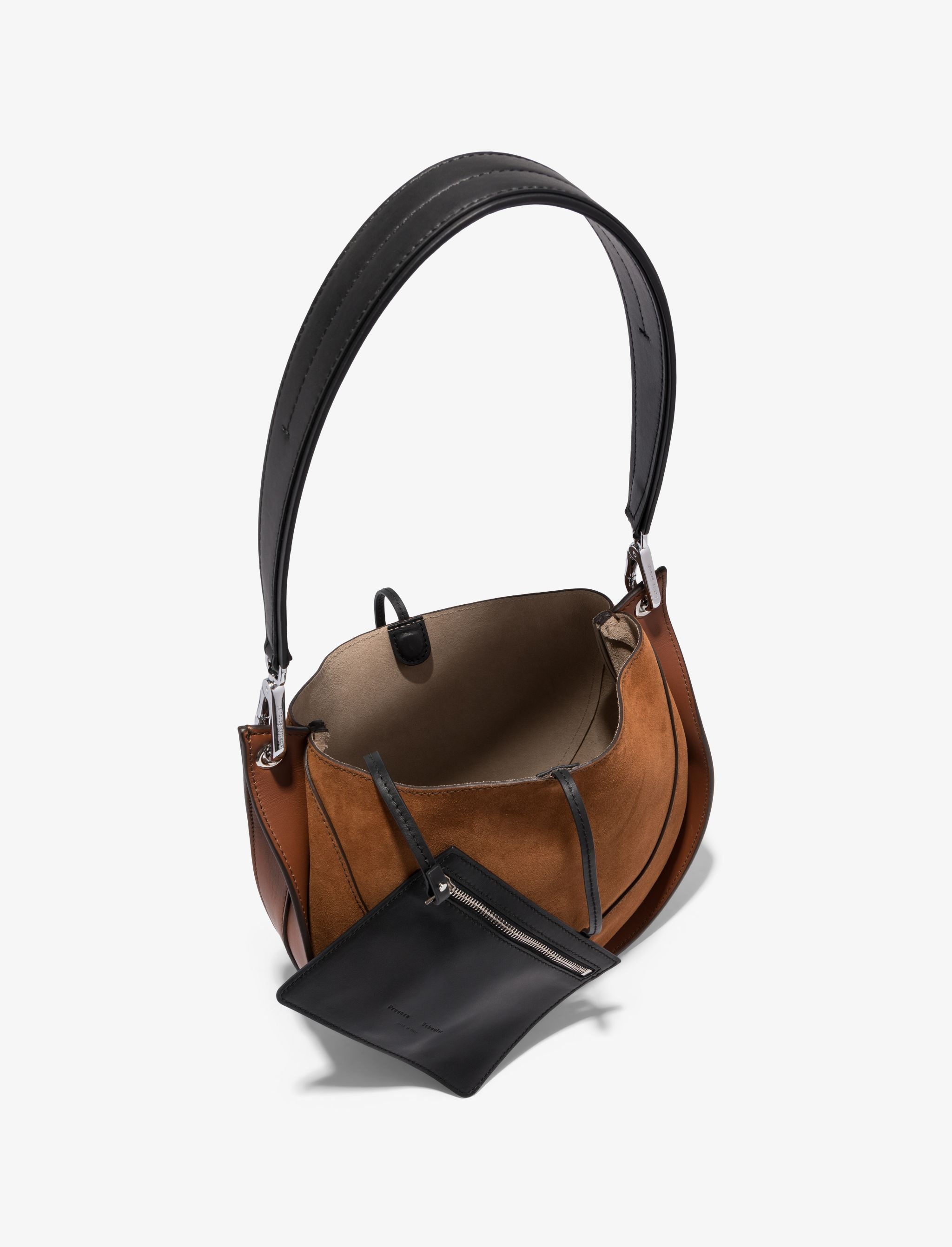 Arch Suede Shoulder Bag - 4