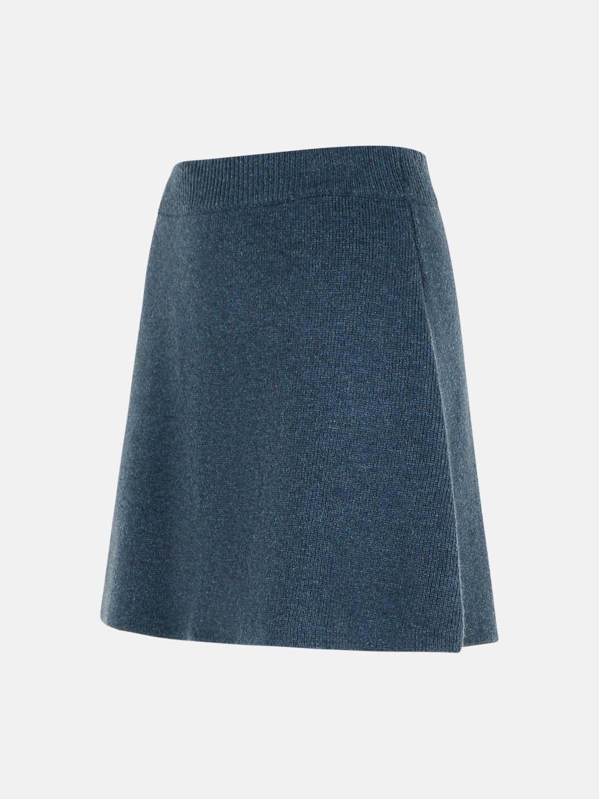 'CLARE' 'NIGHT FALL' CASHMERE SKIRT - 2