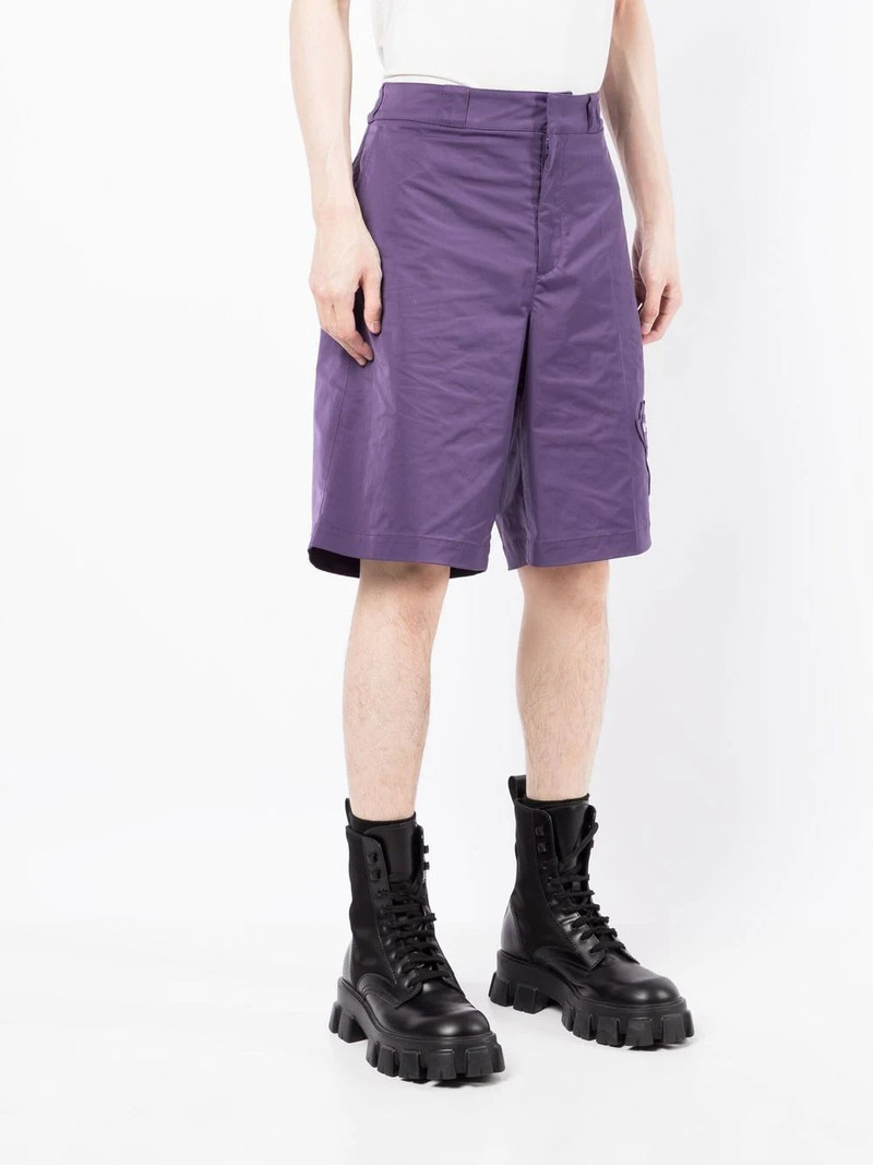 floral-appliqué shorts 3