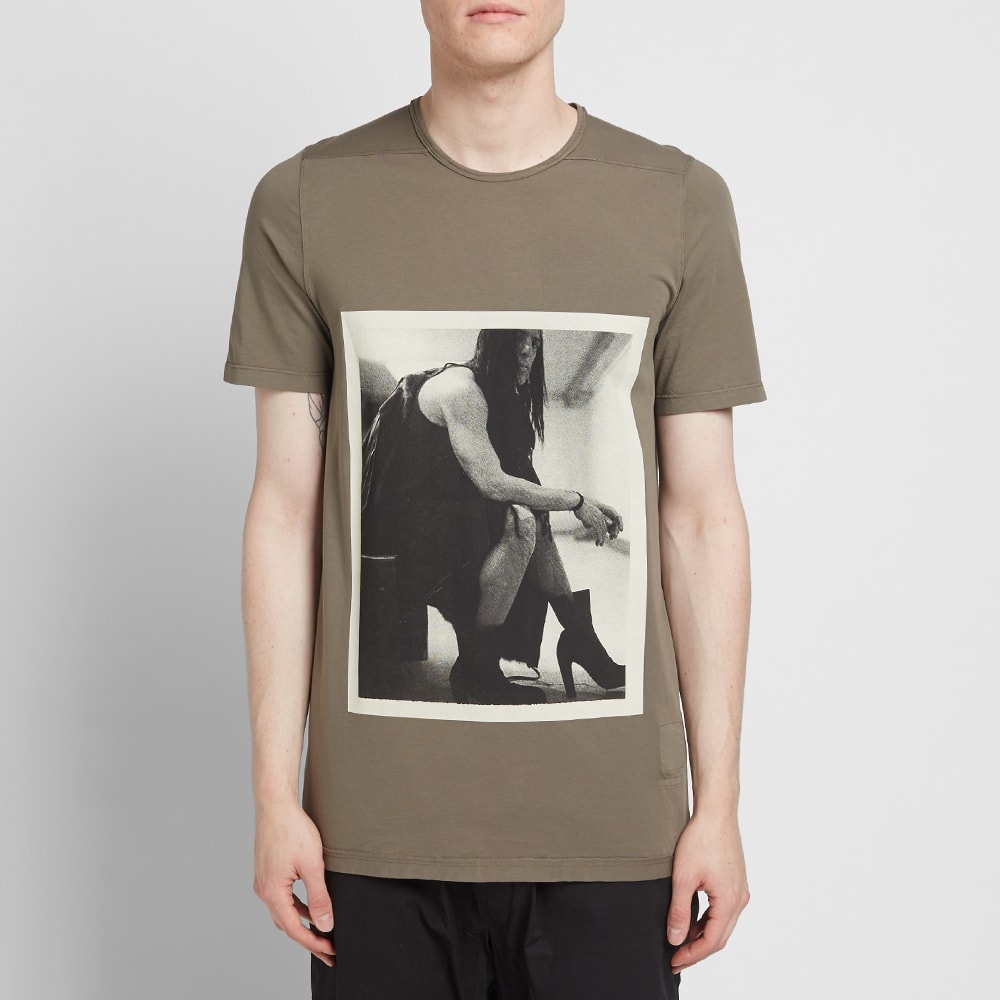 Rick Owens DRKSHDW Rick Photo Print Level Tee - 5