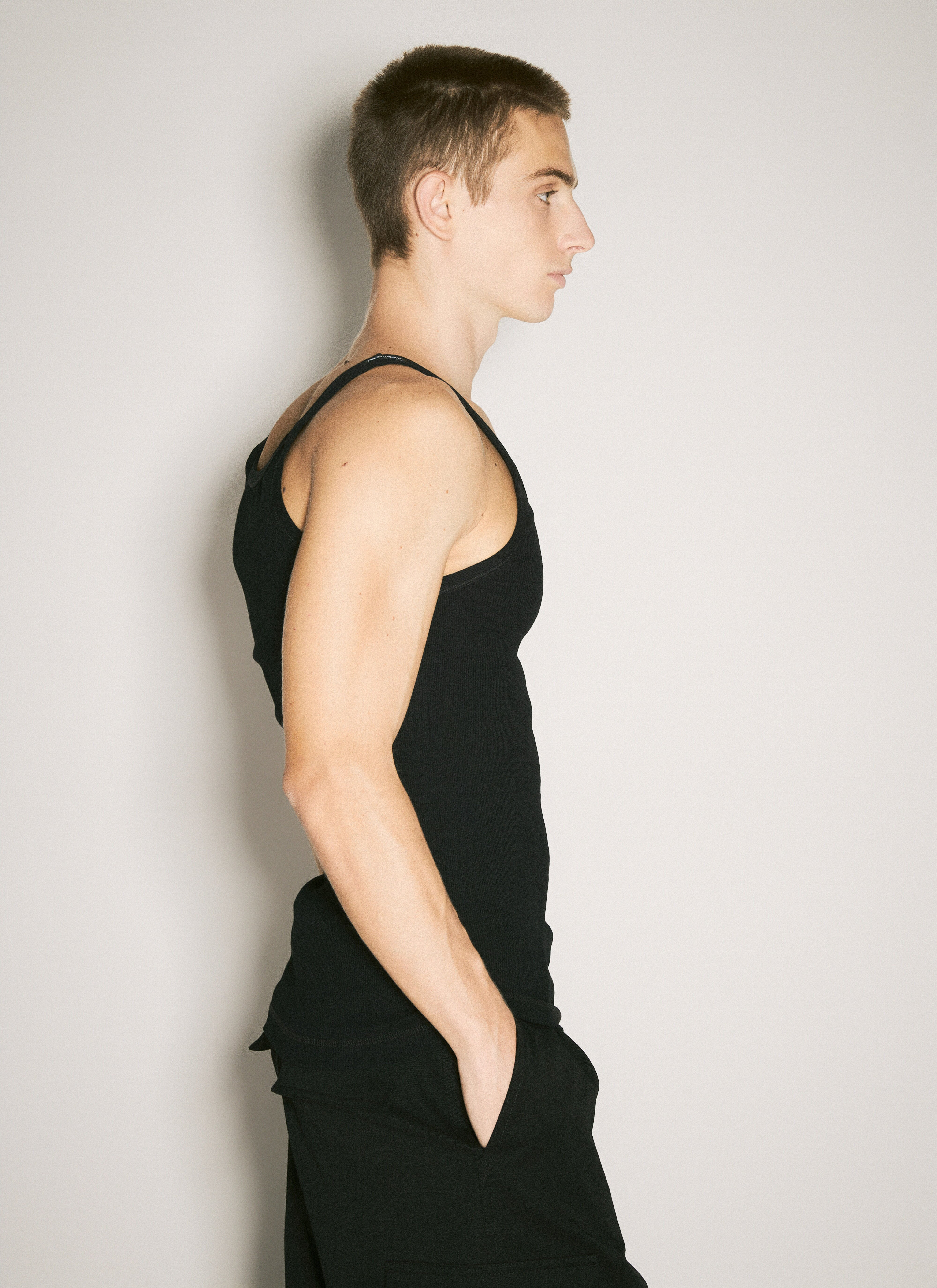 Logo Embroidery Tank Top - 4