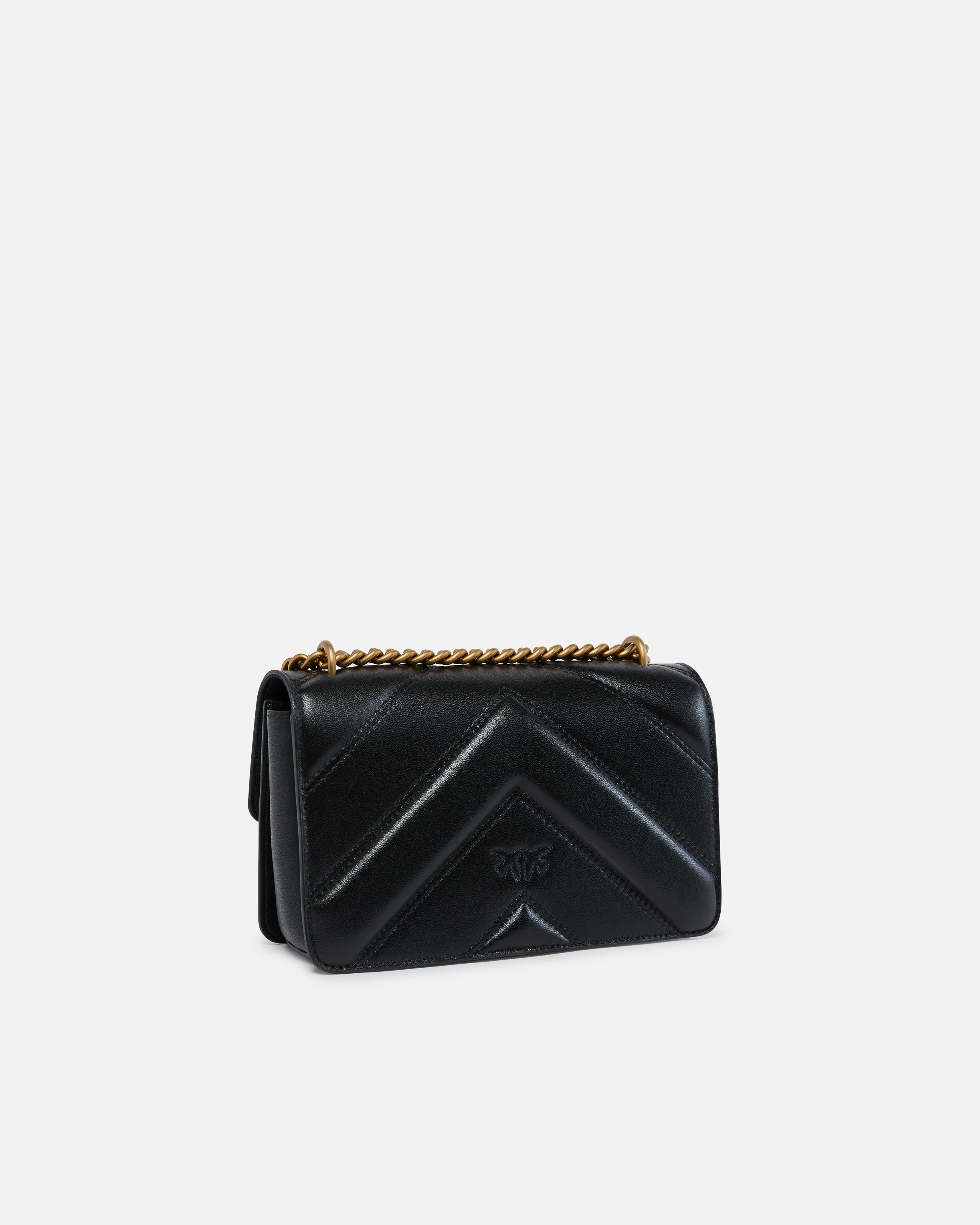 LOVE BAG MINI CHEVRON-QUILTED NAPPA LEATHER CROSSBODY BAG - 2