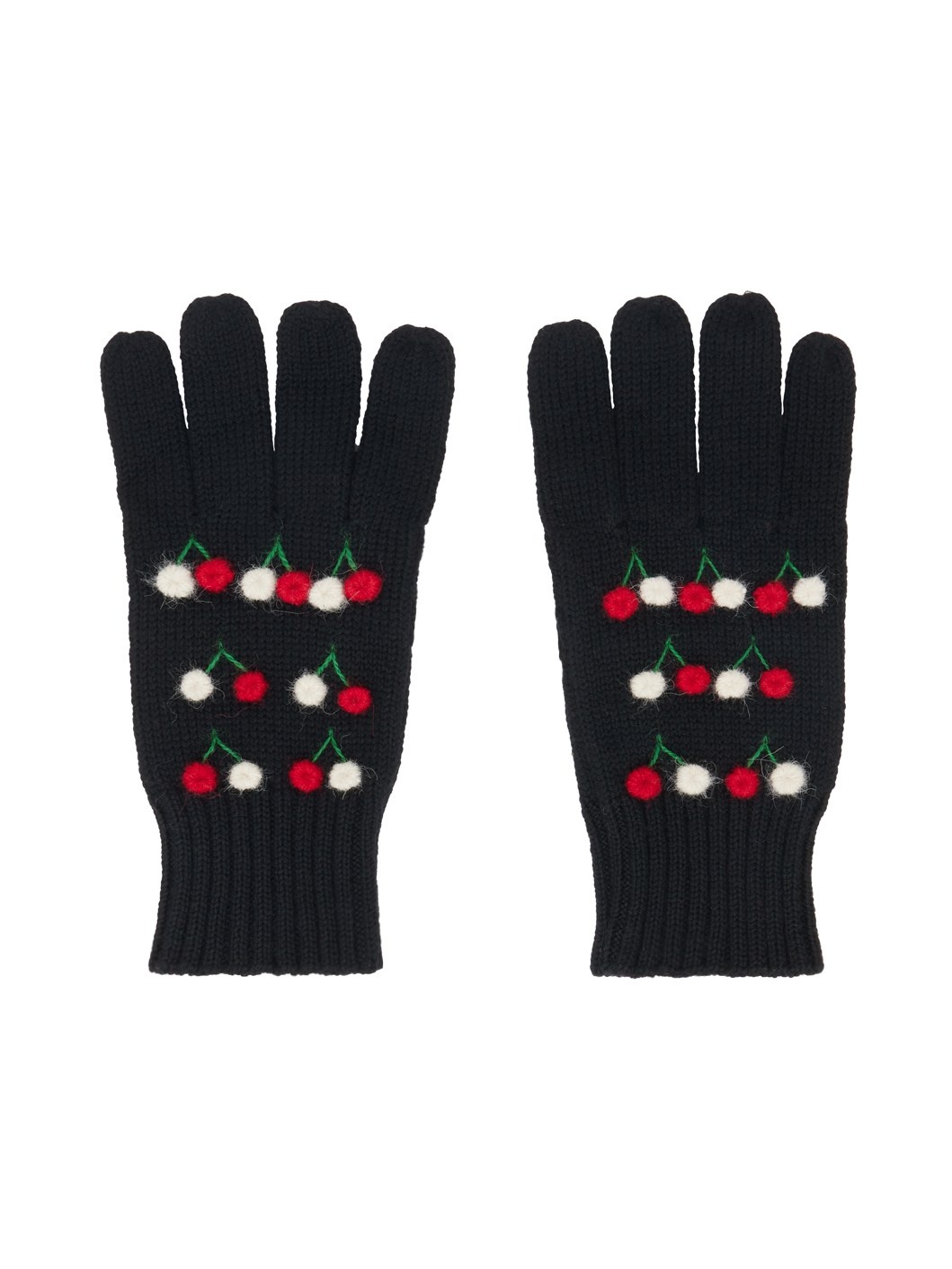 Black Poppy Gloves - 1