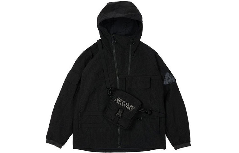 PALACE Palace FW21 Bag Jacket 'Black' P21JK064 outlook