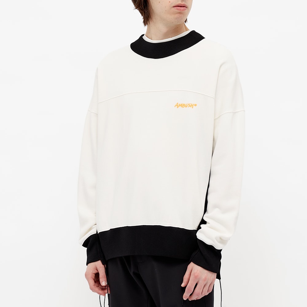 Ambush Panel Fleece Logo Sweat - 4