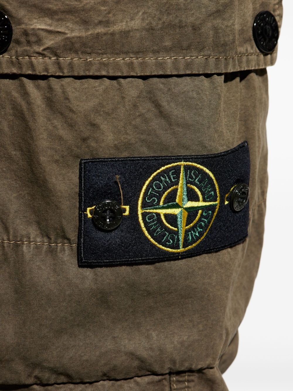 Compass-patch cargo trousers - 5