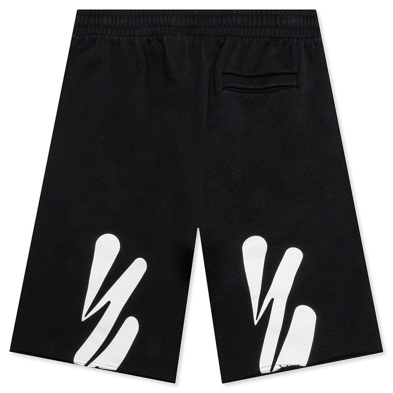 Off-White OFF-WHITE C/O VIRGIL ABLOH WAVE DIAG SWEATSHORTS - BLACK/WHITE outlook