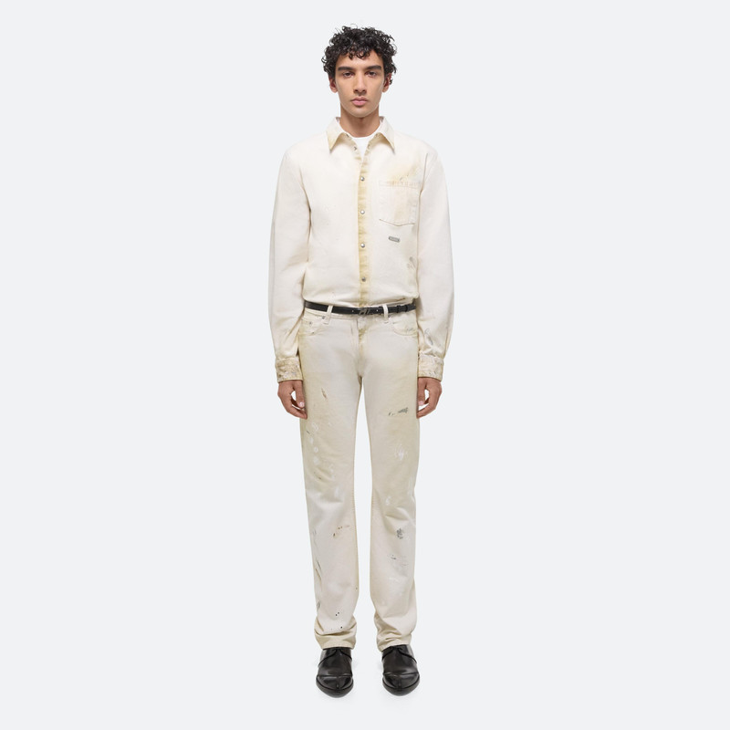 LOW-RISE PAINTED JEANS 2