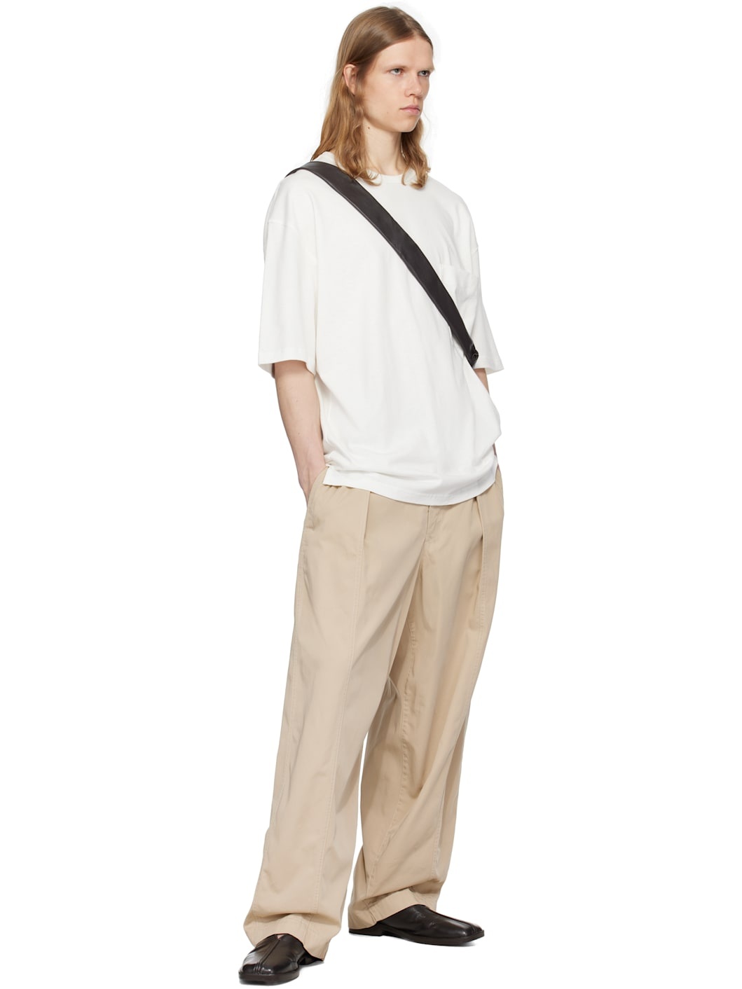White Boxy Short Sleeve T-shirt - 4