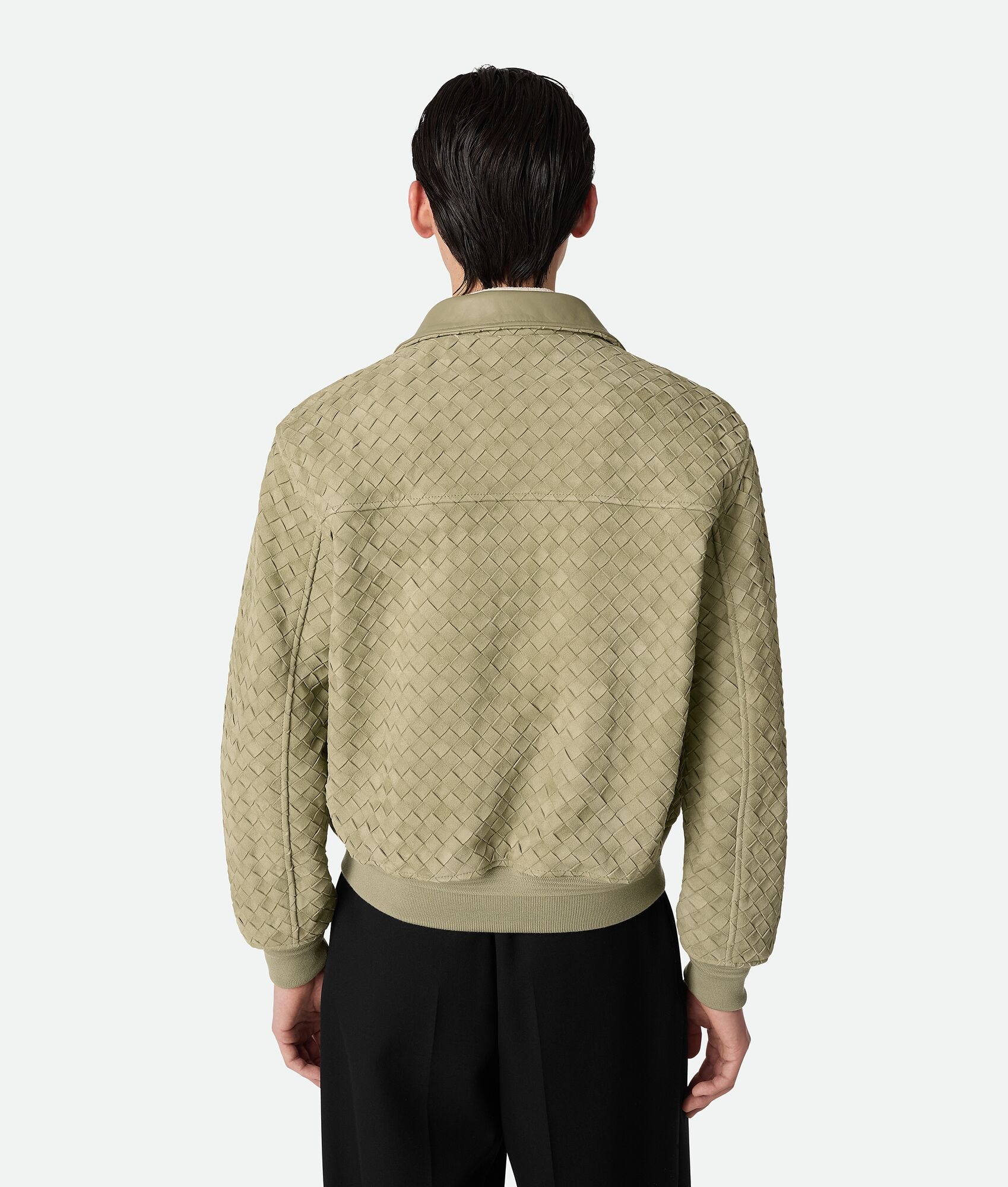Intrecciato Suede Leather Blouson - 3