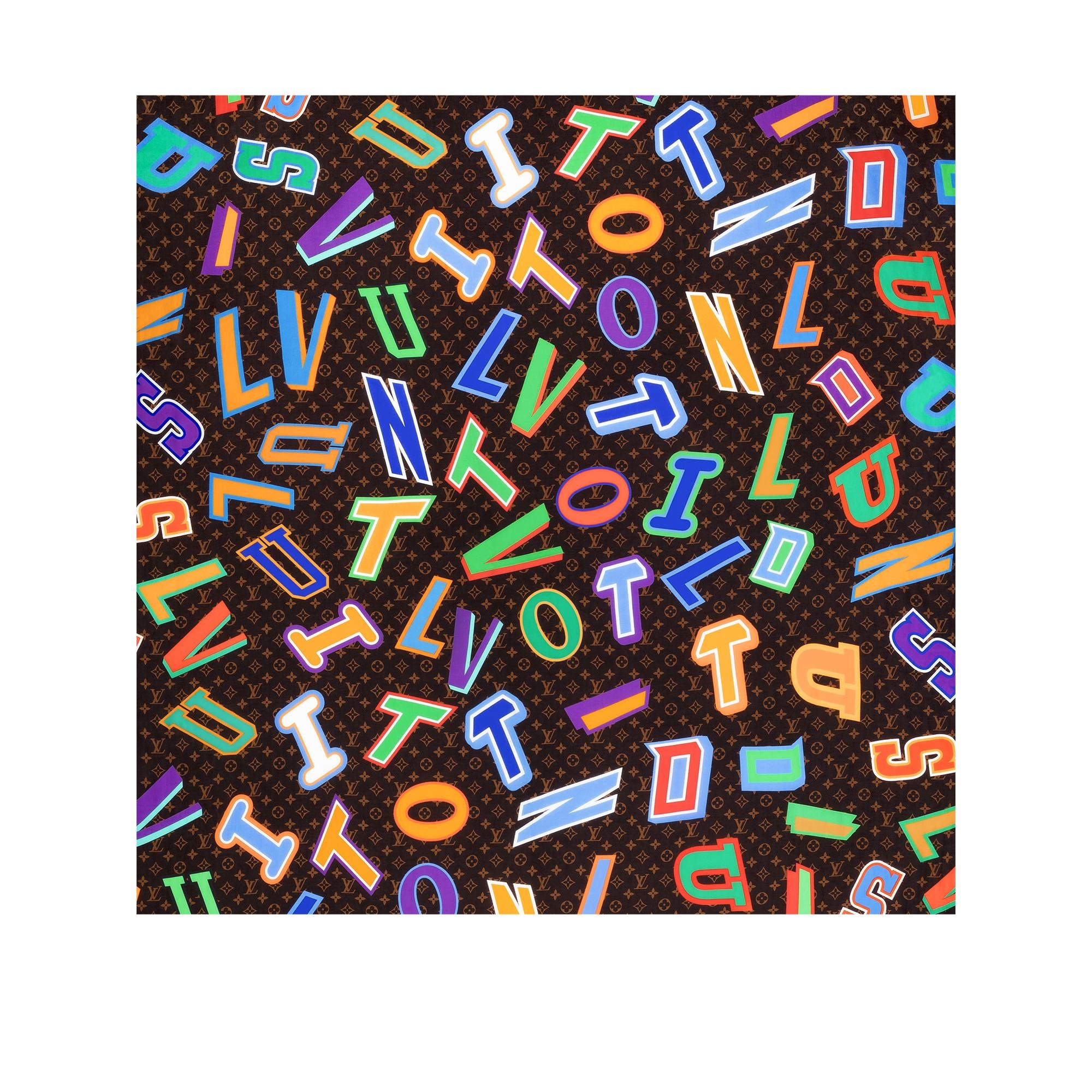 LV x NBA Letters Stole - 4