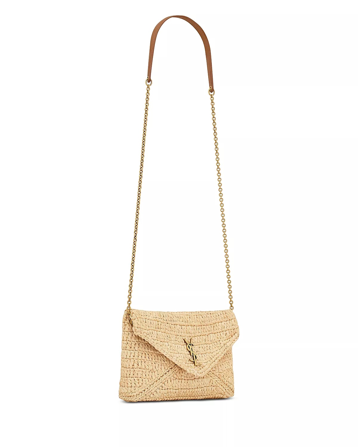 Cassandre Chain Pouch In Raffia - 7