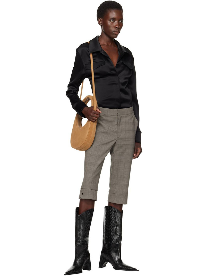 COPERNI Black Python Embossed Bridge Cowboy Boots outlook