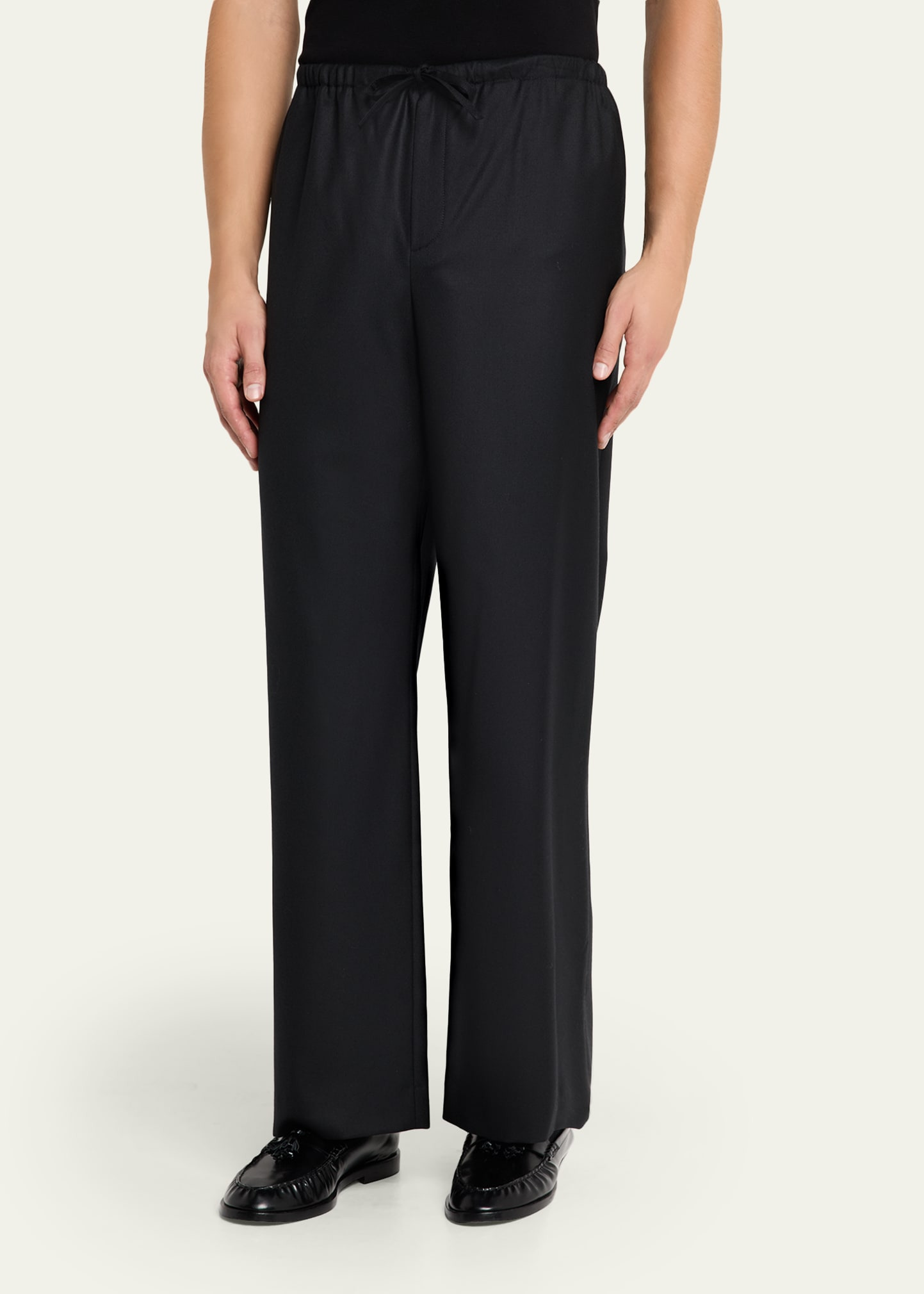 Men's Xon Wool Flannel Relaxed-Fit Drawstring Pants - 4
