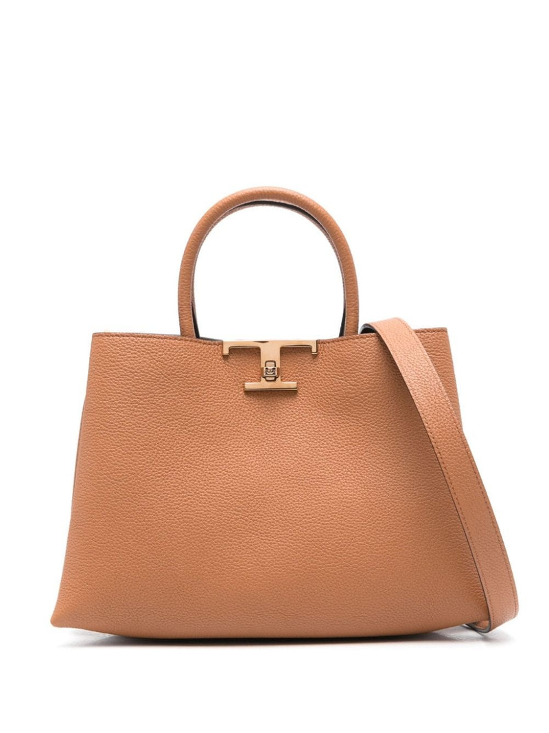 T Timeless leather tote bag 1