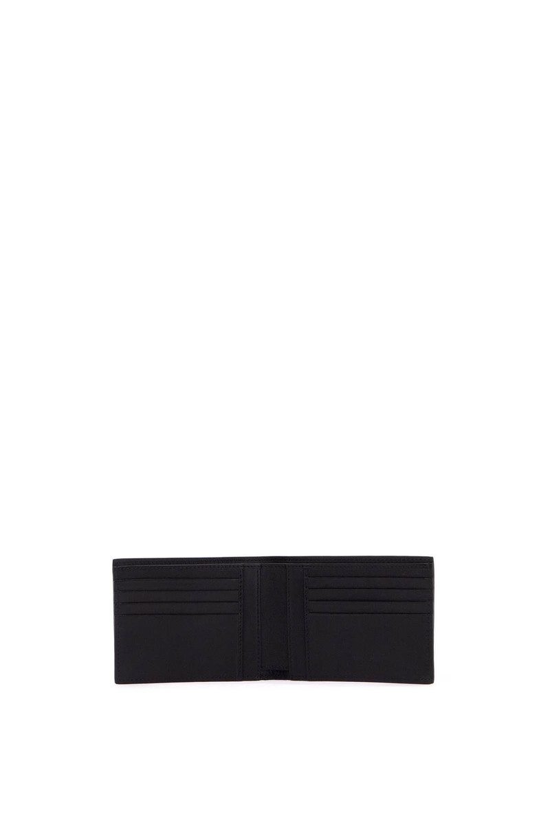 Moschino BIFOLD WALLET WITH METAL LOGO. outlook