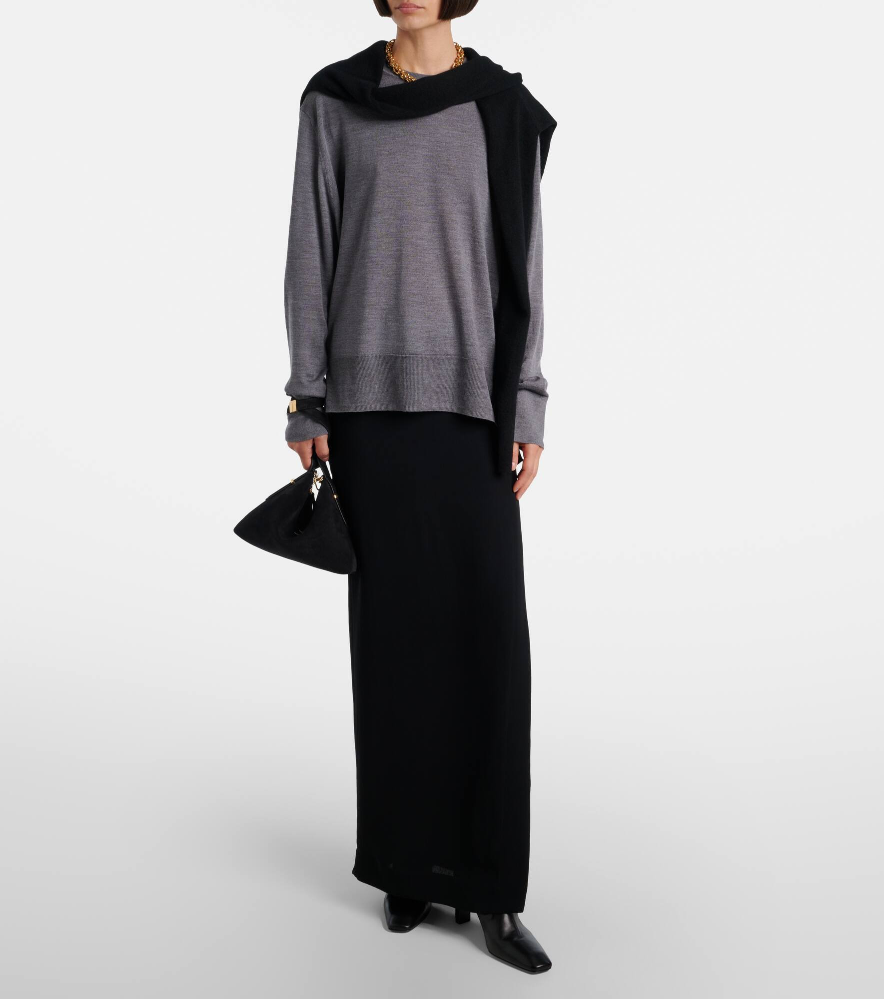 Wool and silk sweater - 2