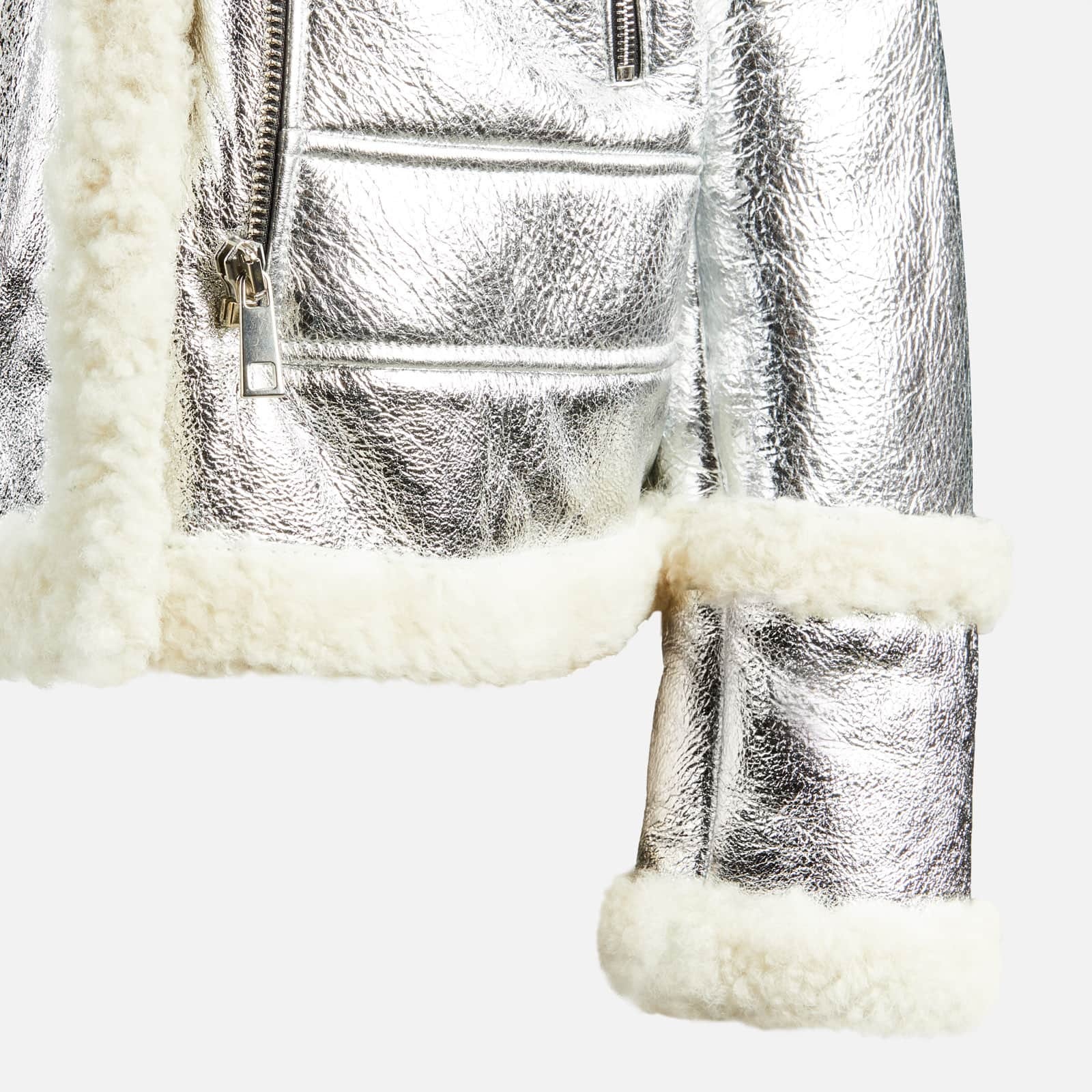 Biker in Sheepskin Silver - 7