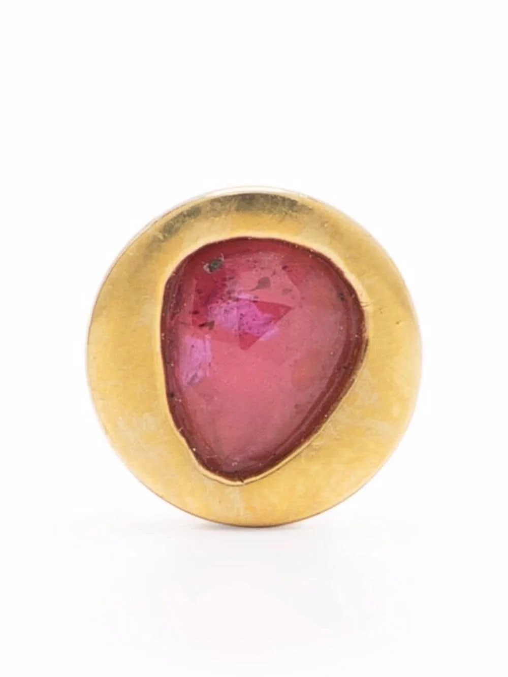 ruby stud earring - 1