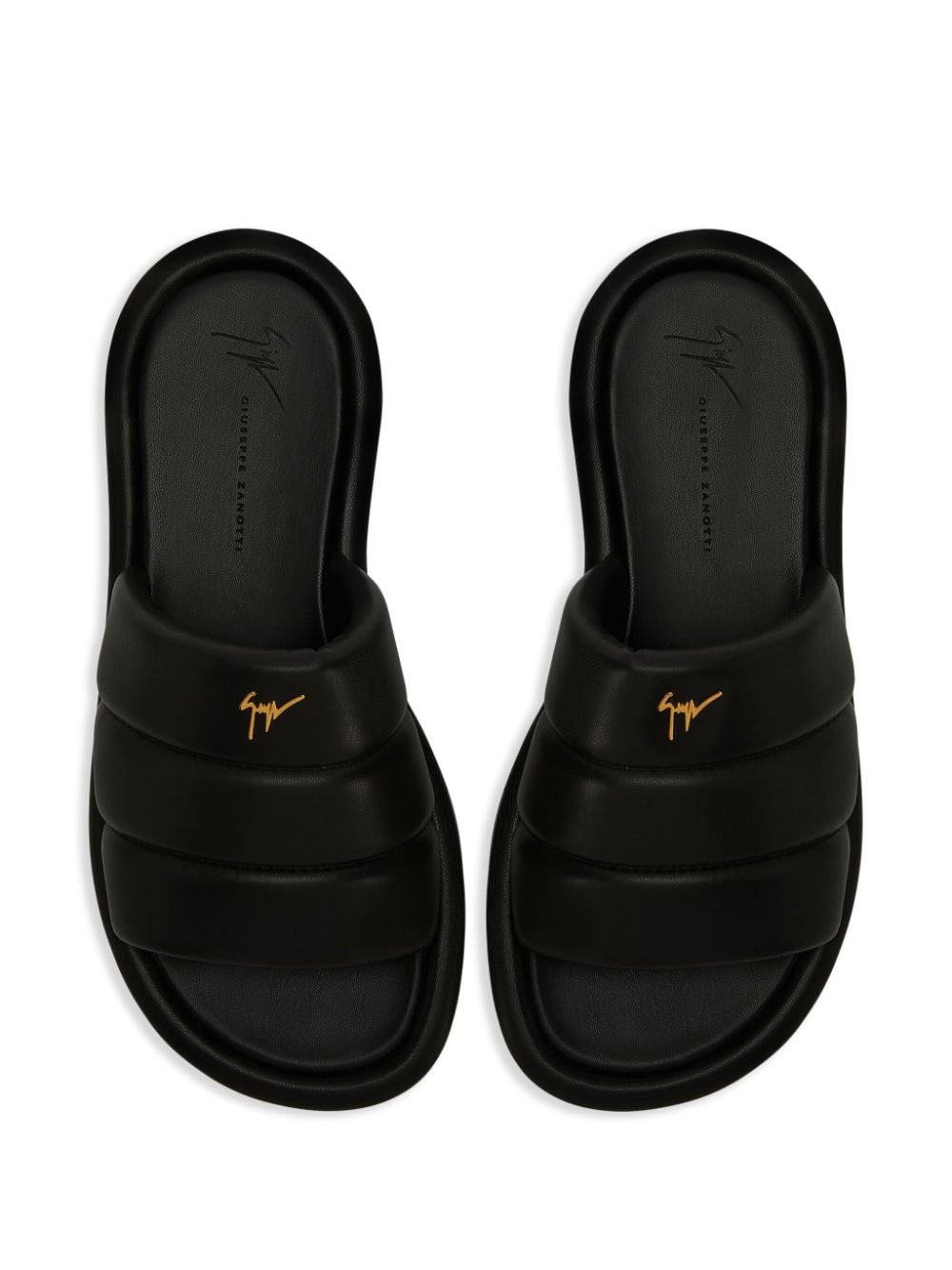 Harmande leather slides - 4