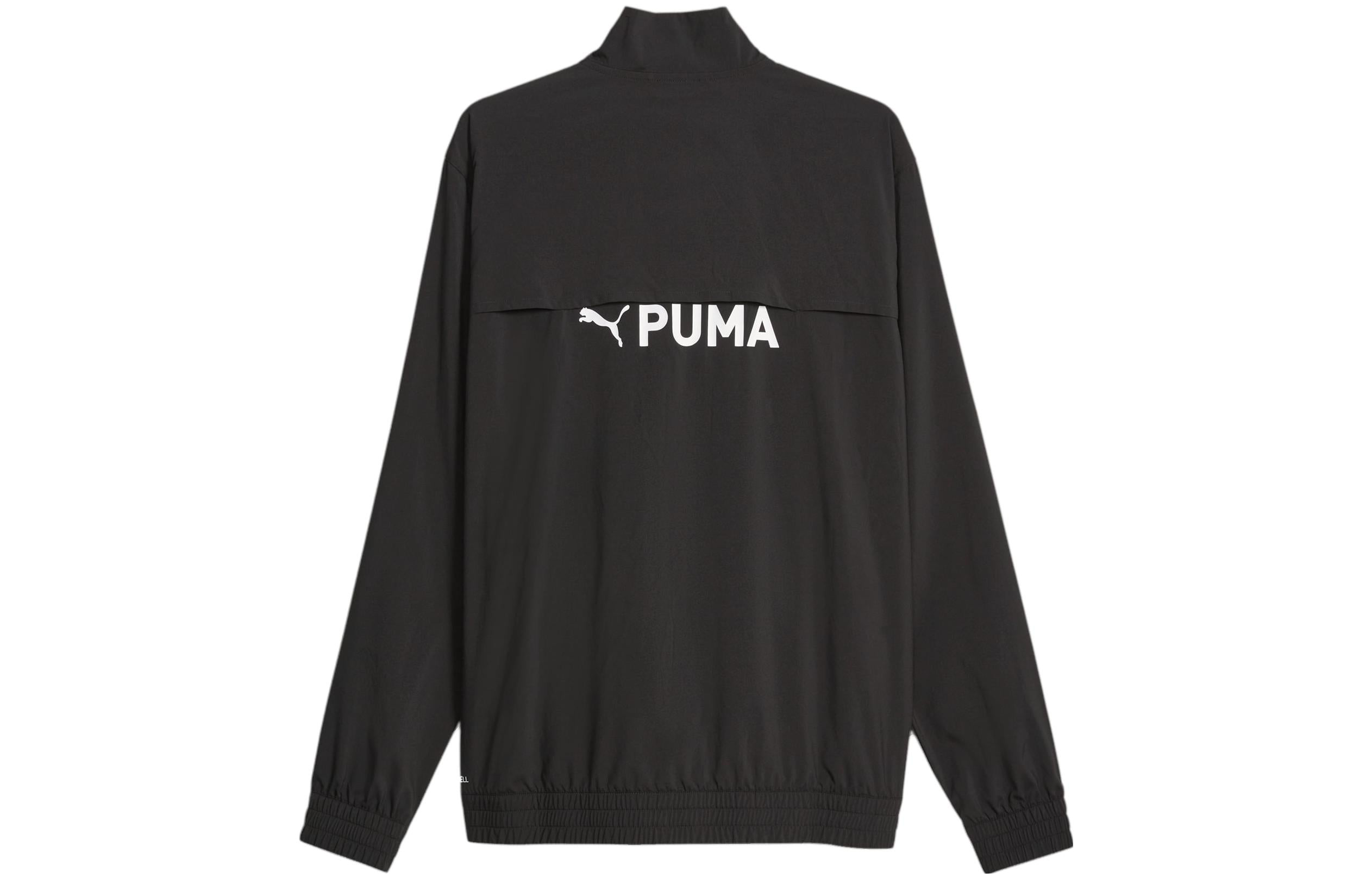 PUMA FIT Full-Zip Woven Training Jacket 'Black' 523859-01 - 2