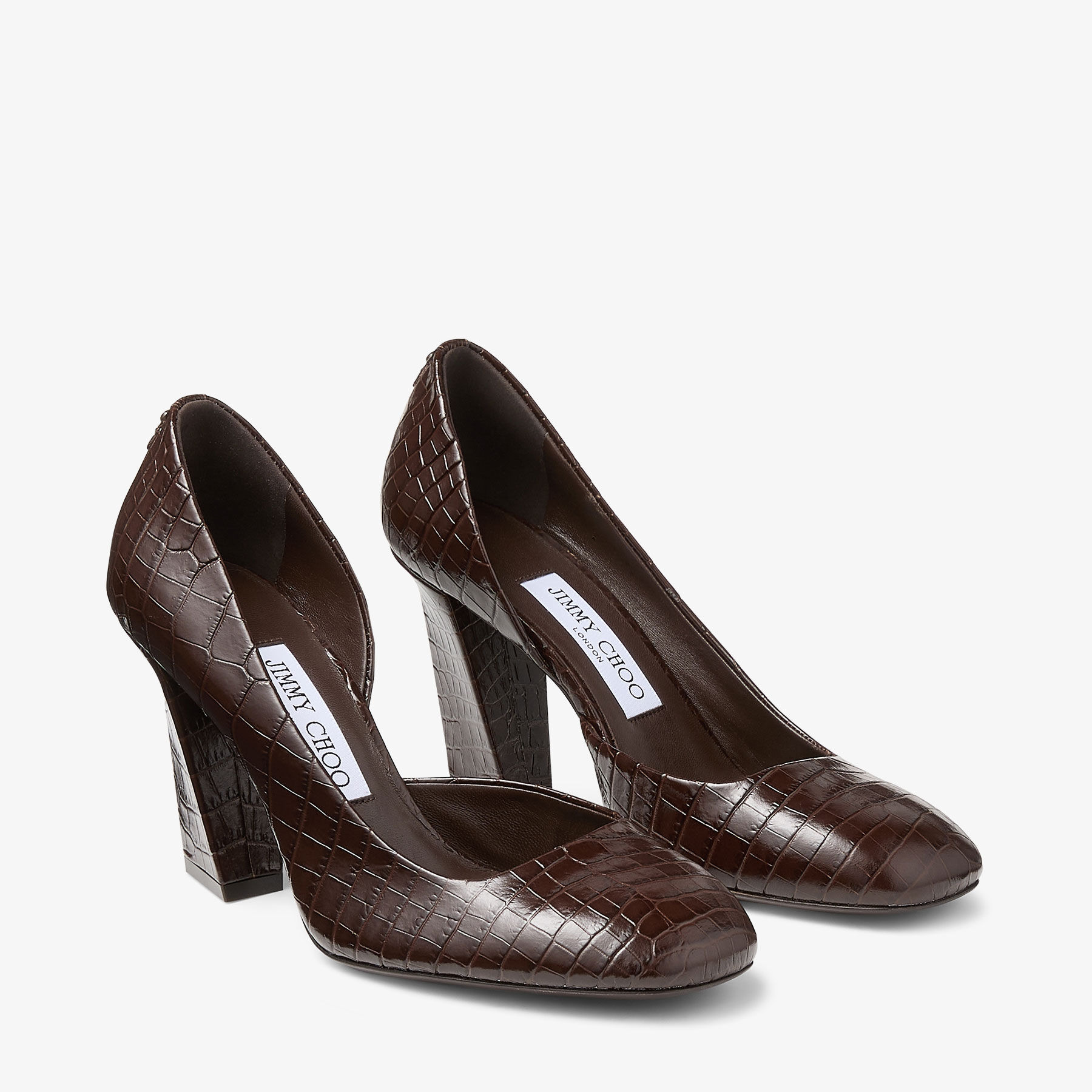 Farren 85
Chocolate Croc Embossed Leather - 3