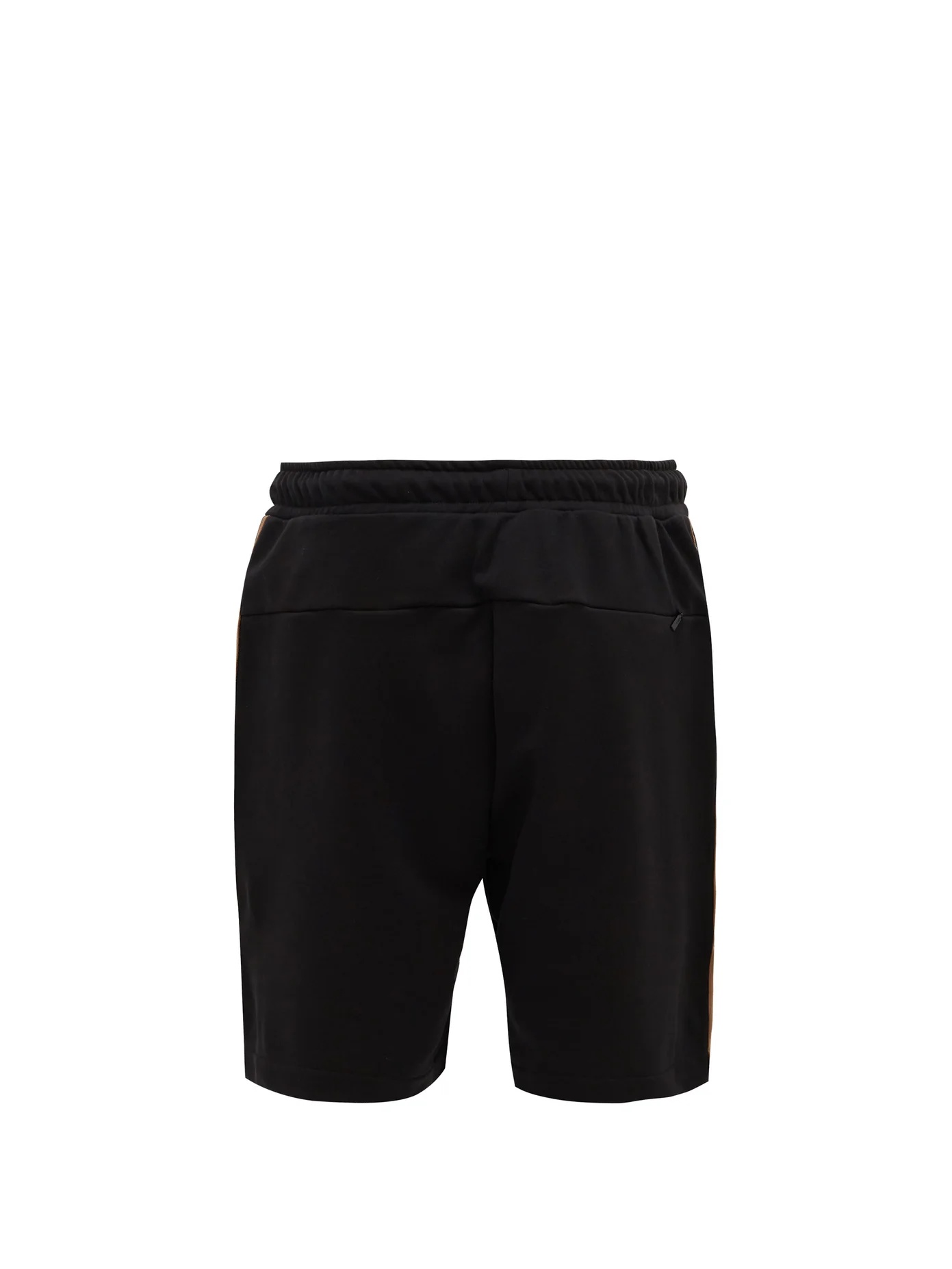 Logo jacquard-striped jersey shorts - 3