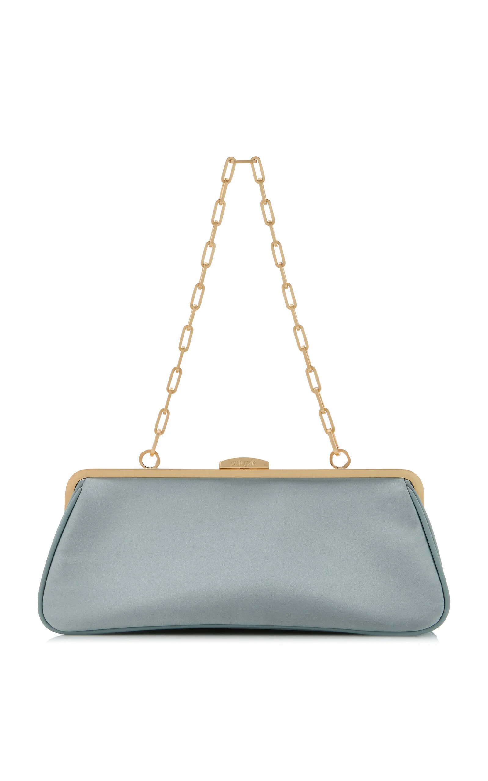Matilde Satin Clutch light blue - 1