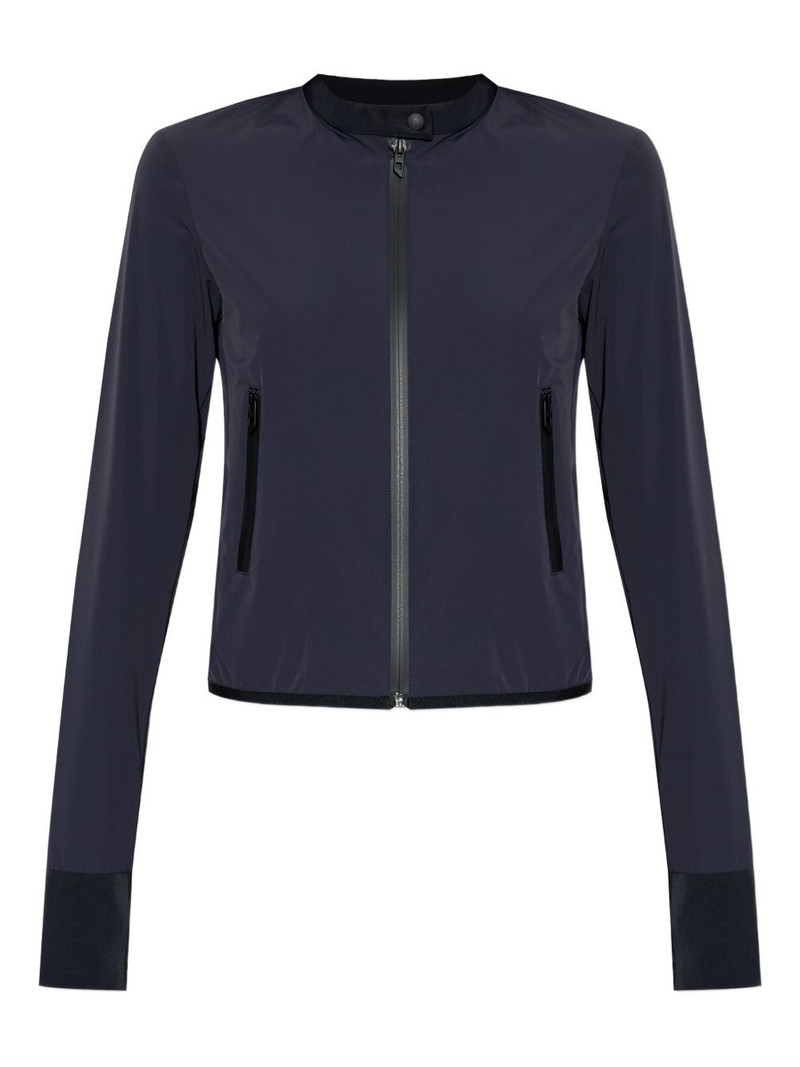 G-Ervin zip-front stand-collar jacket 1