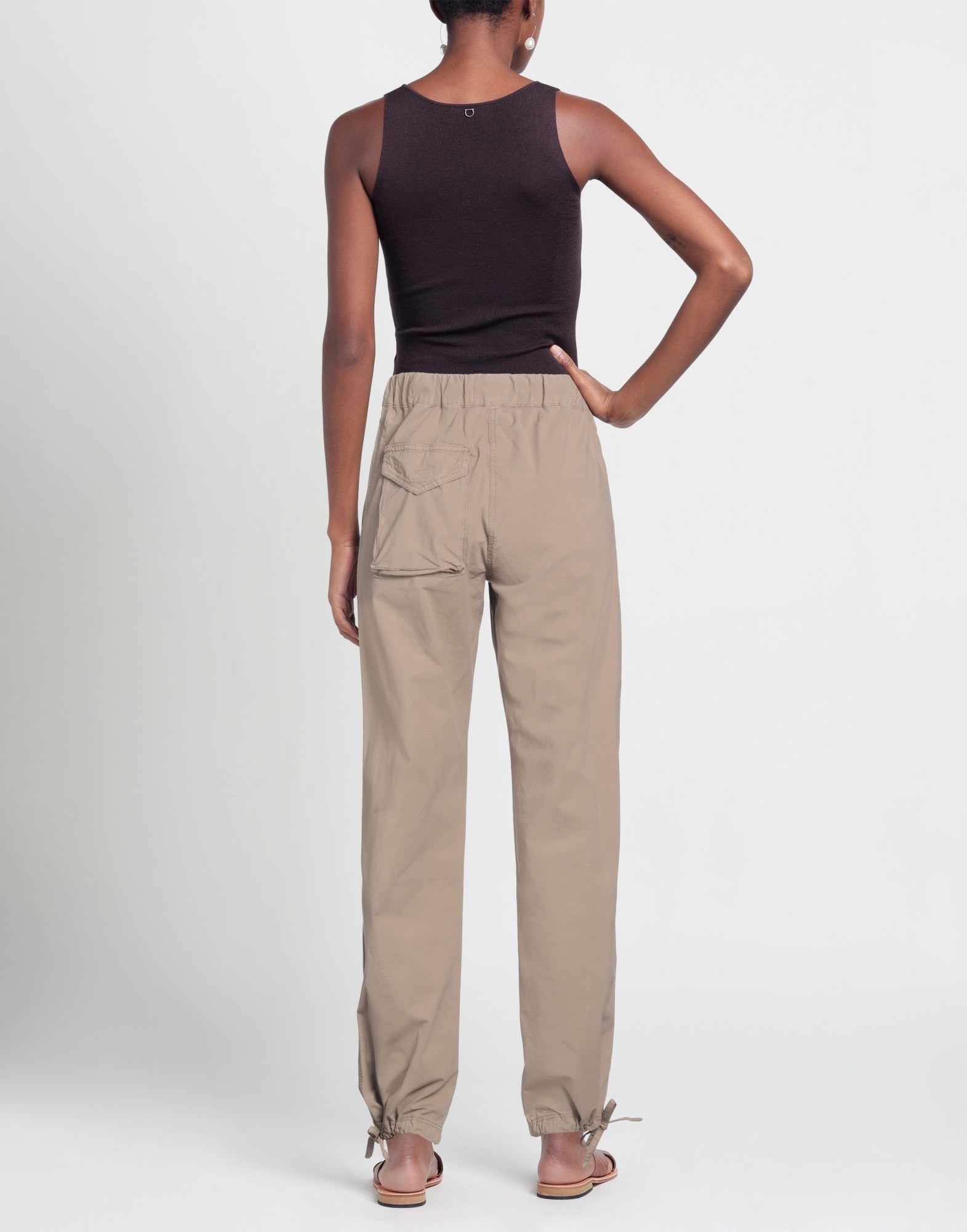 Khaki Women's Casual Pants - 3