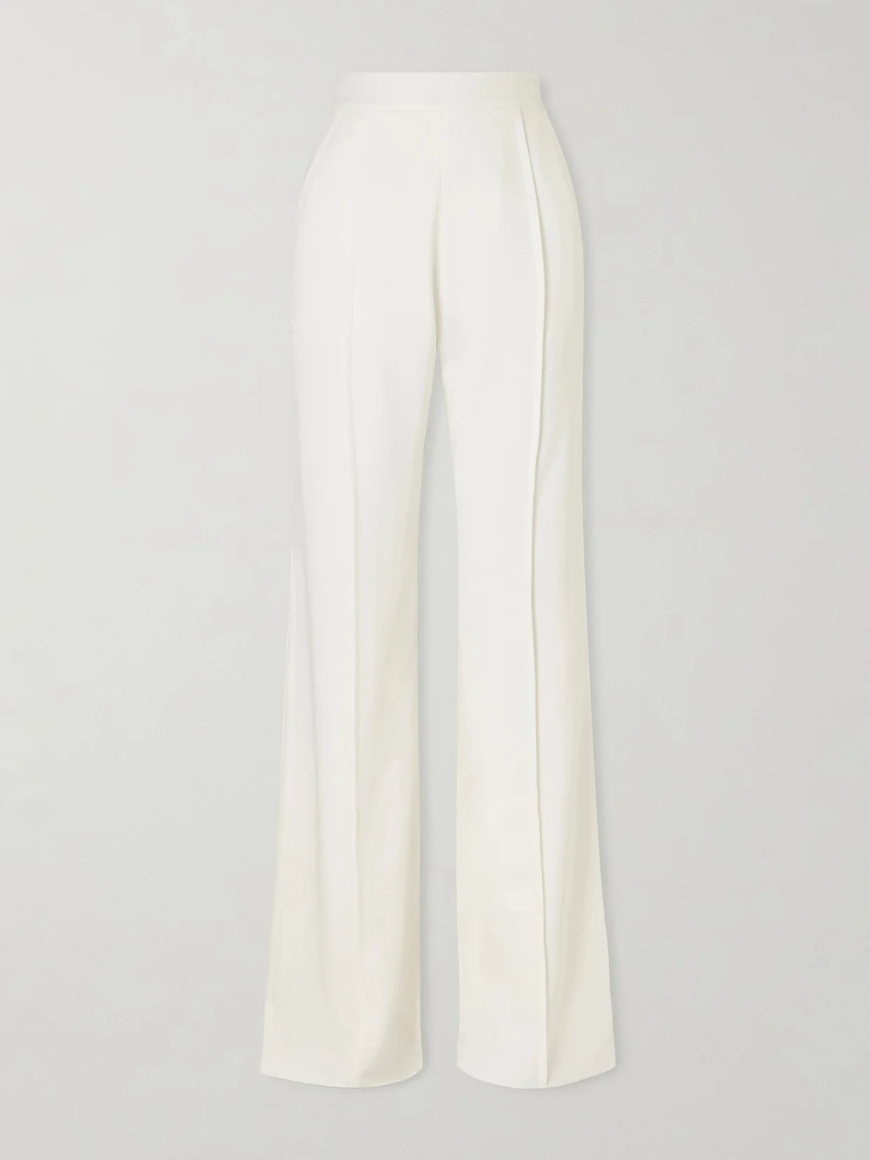 Stretch-cady Straight-leg Pants - 1