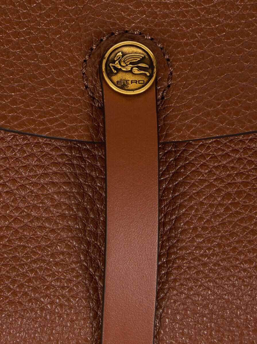 MEDIUM LEATHER PONY BAG - 5