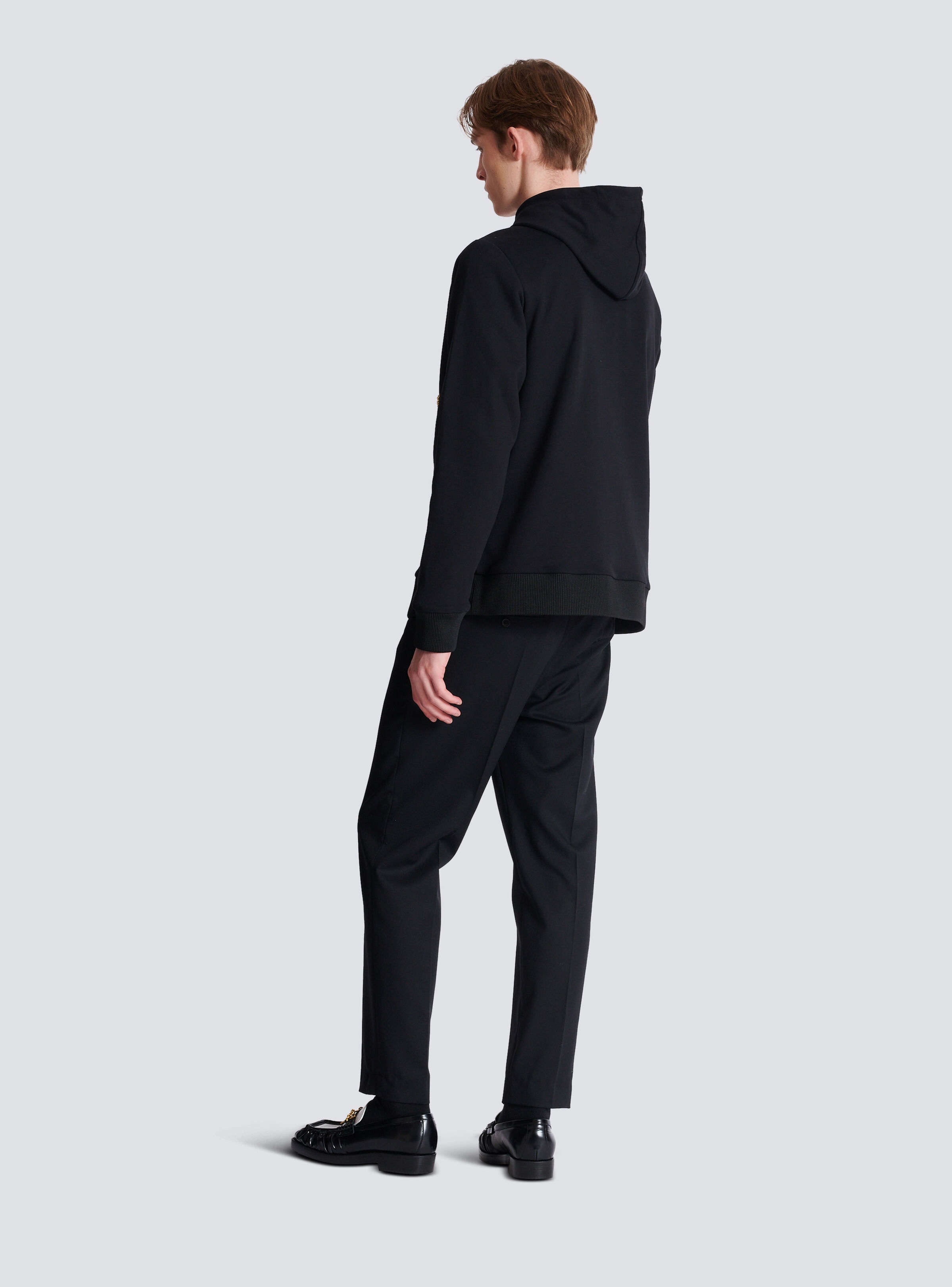 Balmain Écusson embroidered hoodie - 4